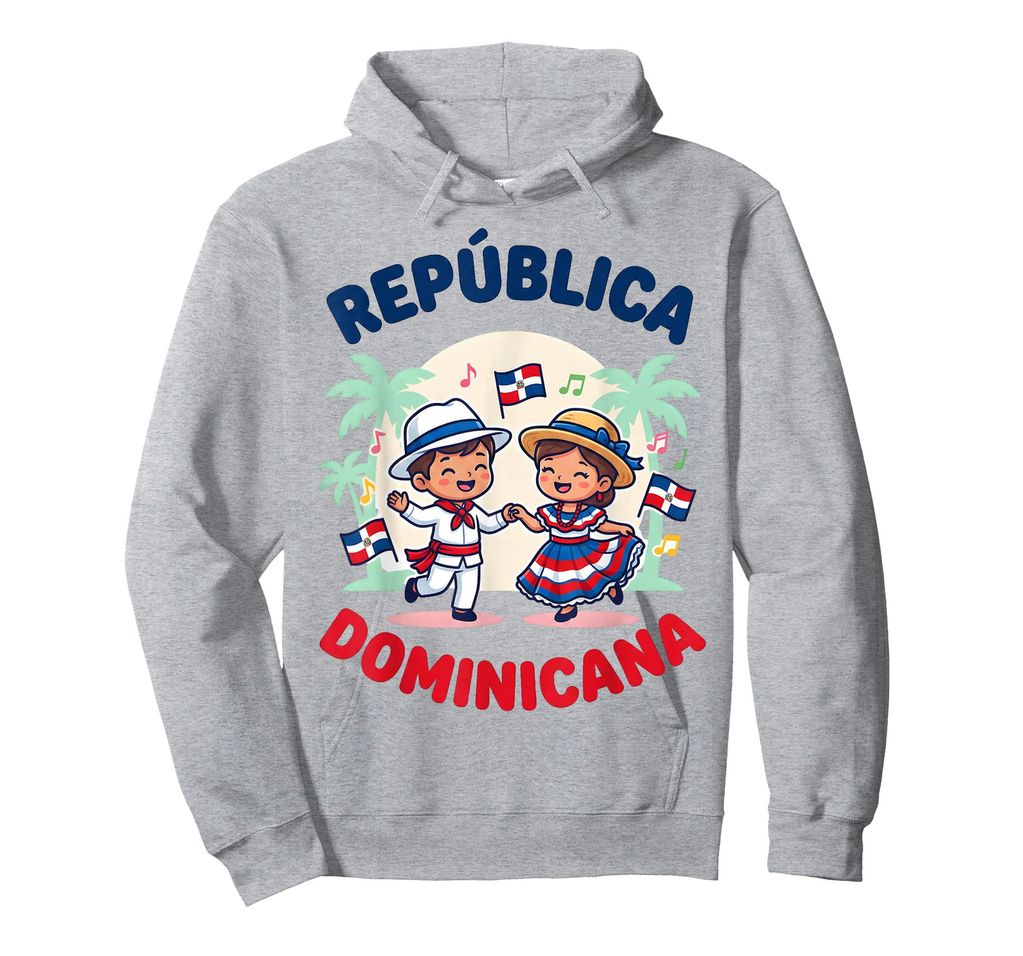 Cute Dominican Kids Dancing in Traditional Outfit Flag T-Shirt
