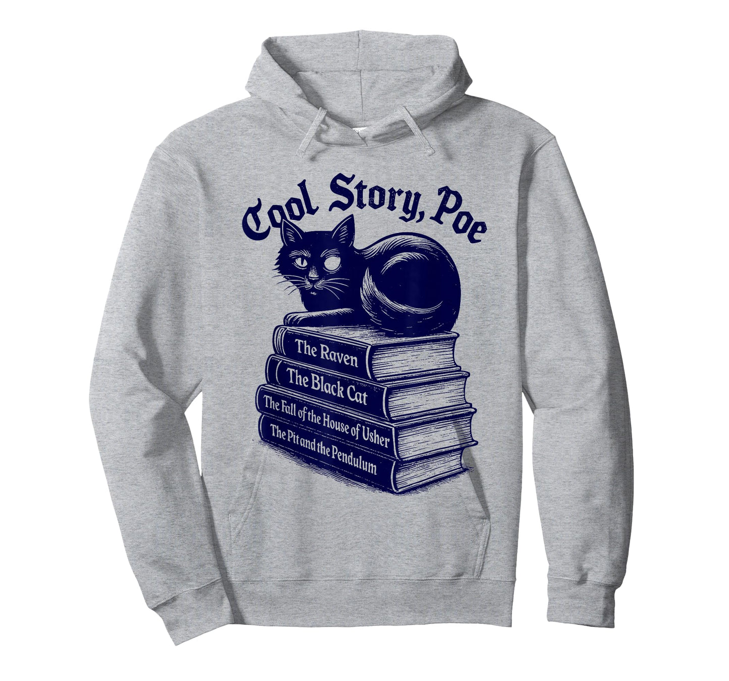 Cool Story Poe Black Cat Edgar Allan Poe T-Shirt for Men WOM T-Shirt