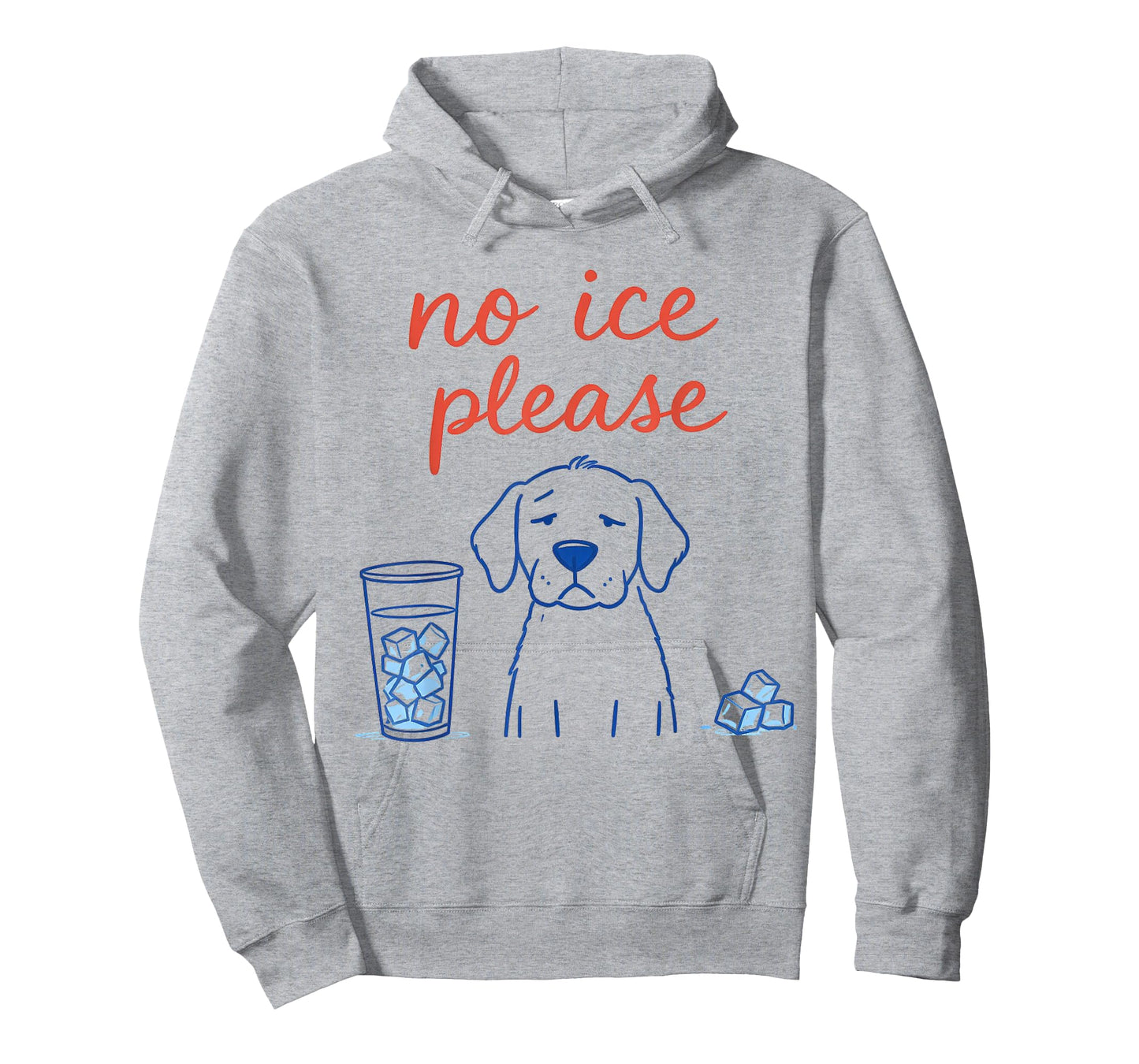No Ice Please Funny Dog Meme No Ice Mens Womens Dog Lover T-Shirt