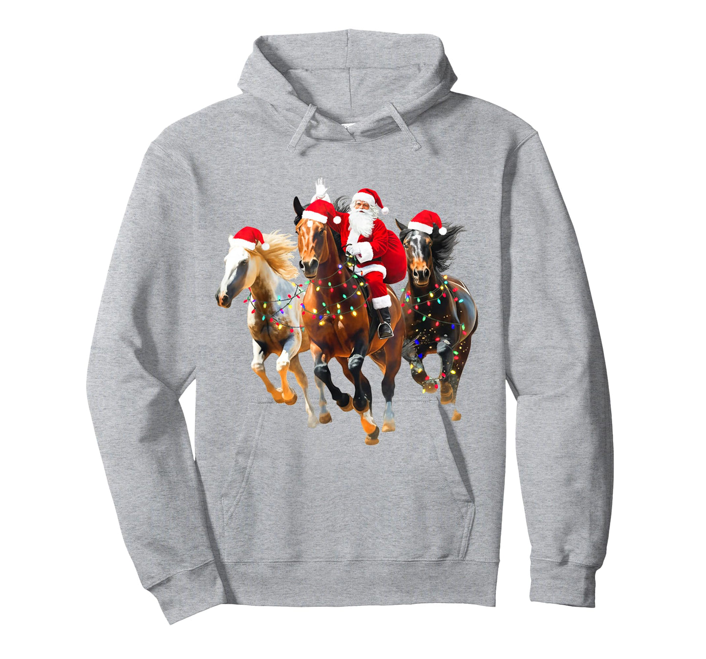 Merry Horsemas Funny Equestrian Christmas Animal Horse Moms T-Shirt