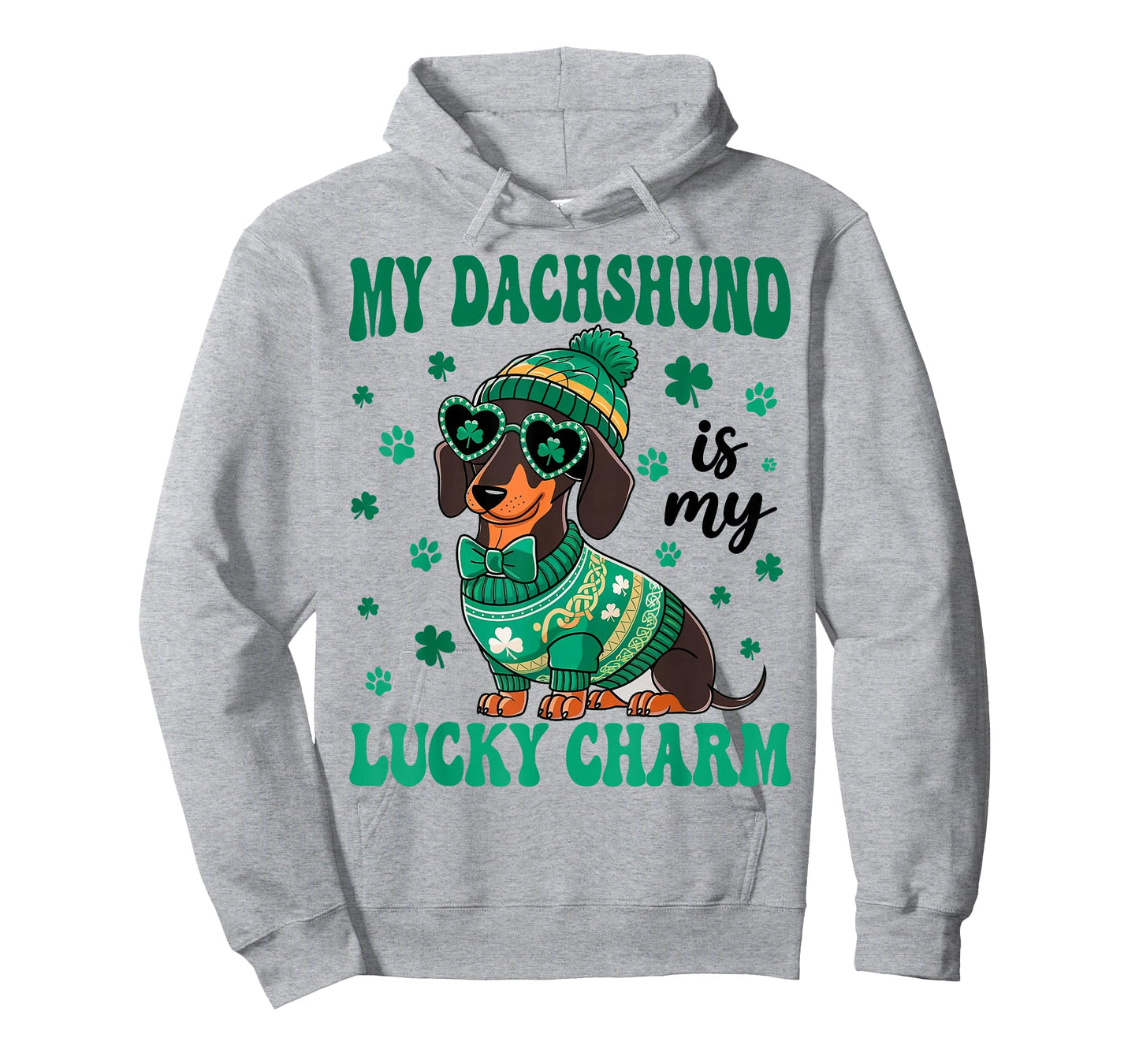 My Dachshund is My Lucky Charm Wiener Owner St Patricks Day T-Shirt