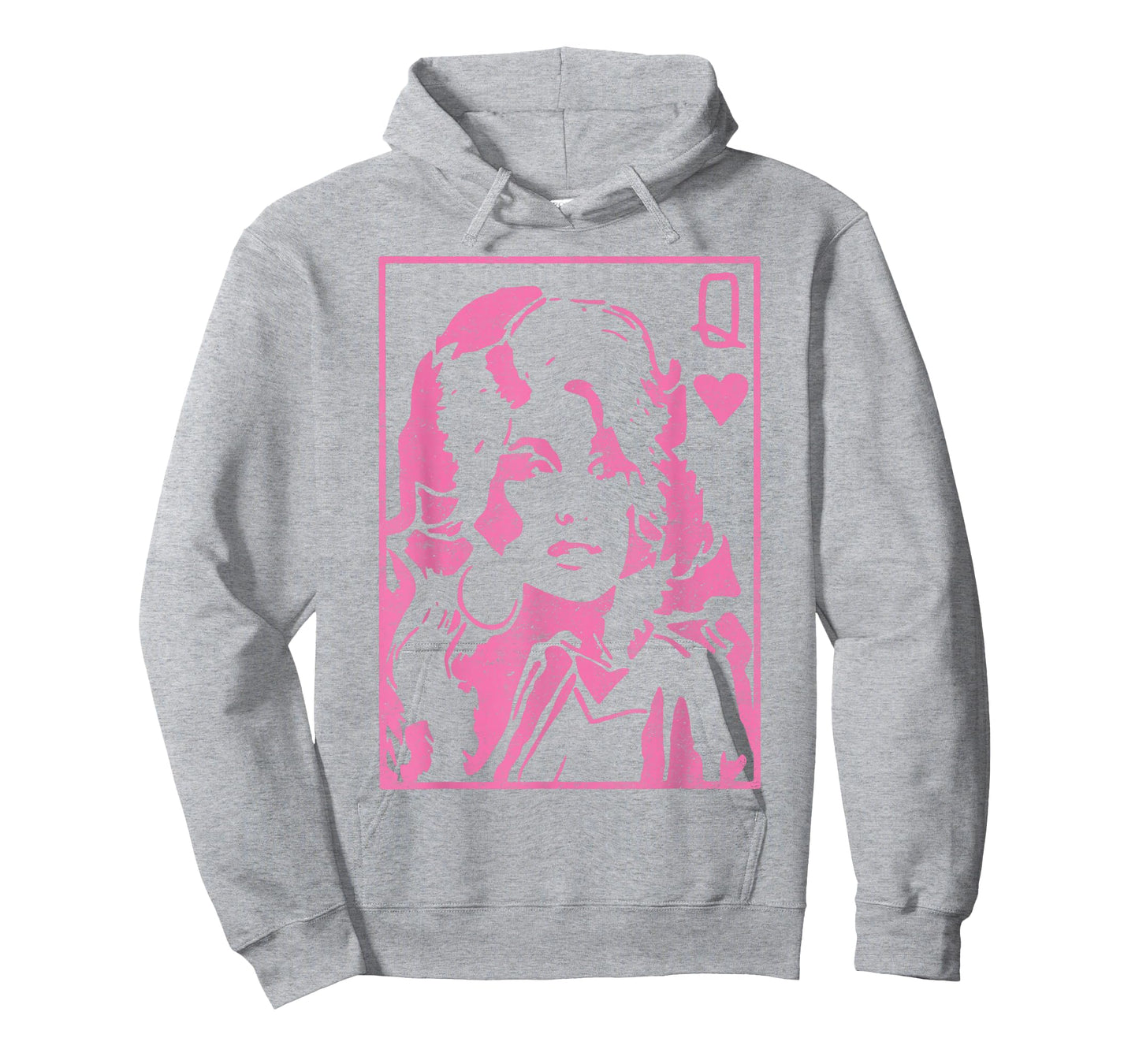 Queen of Heart Card Retro 90s T-Shirt