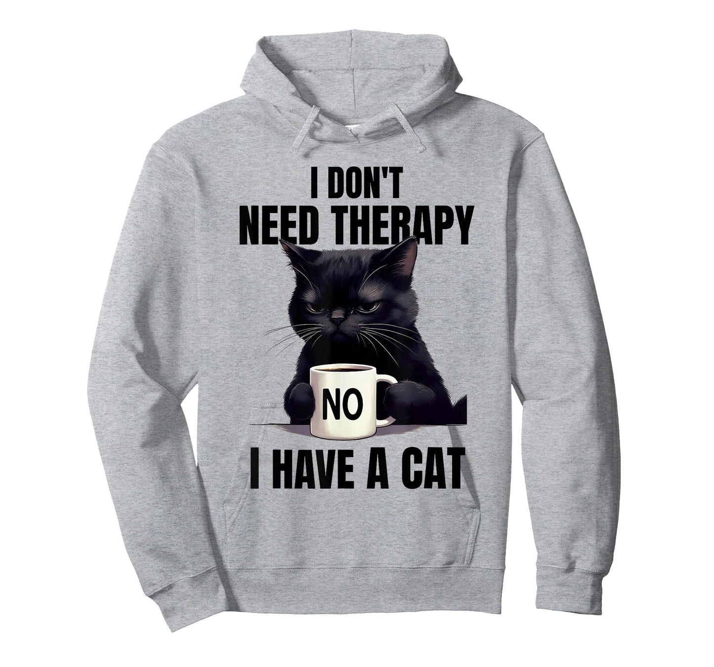 Funny Cat Lover Humor I Don't Need Therapy I Have A Cat T-Shirt