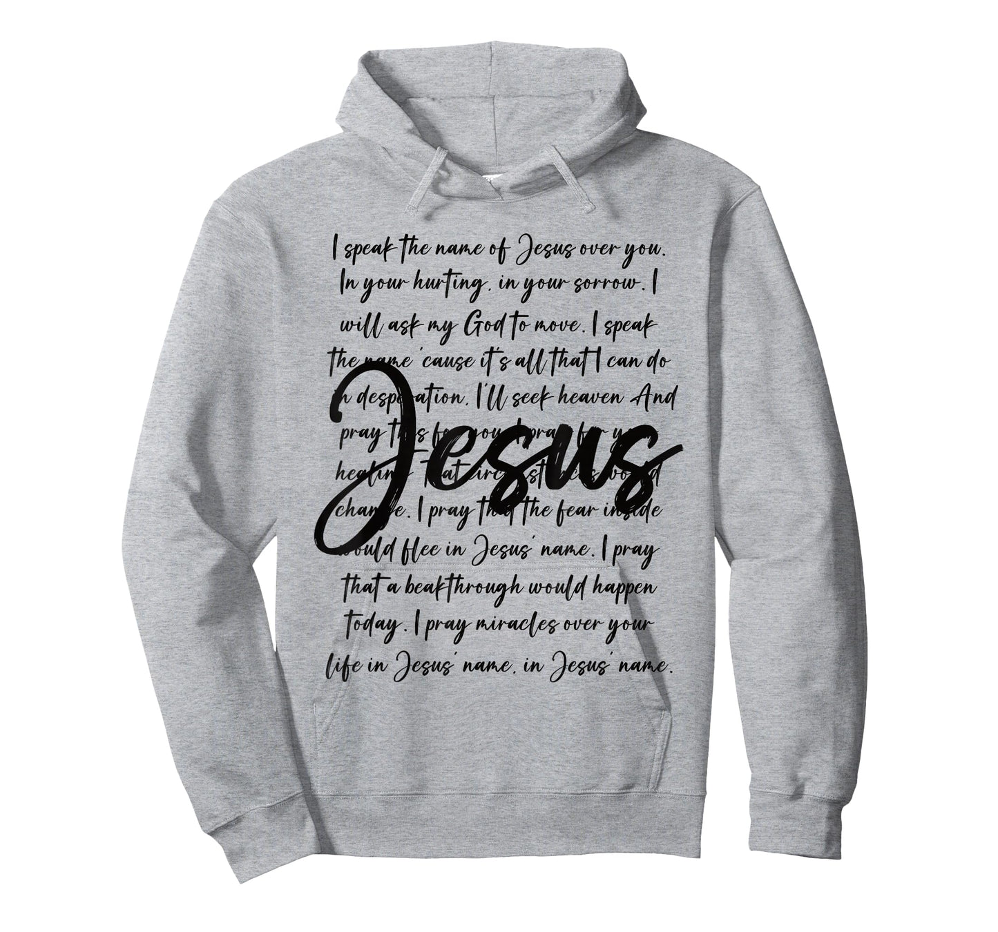 Jesus Christian Faith Prayer Typography Design T-Shirt