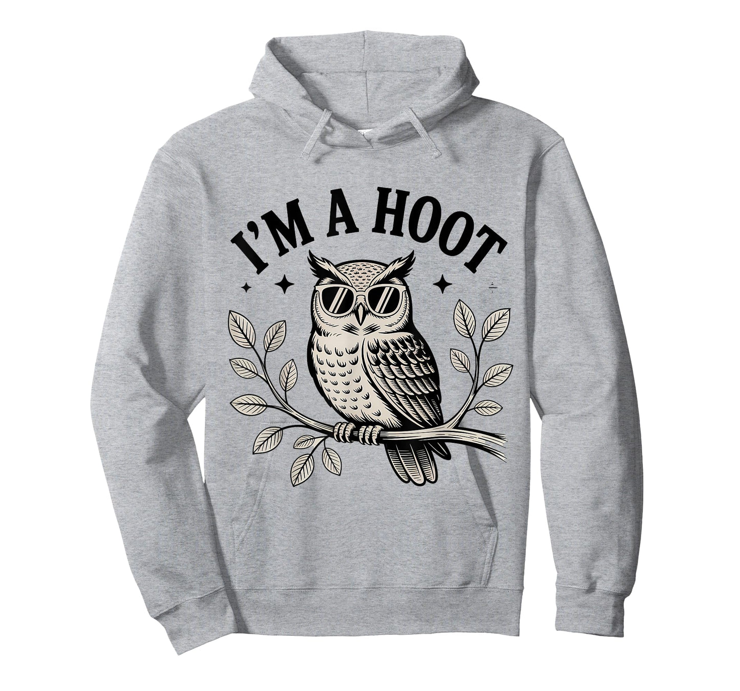 Retro I'm A Hoot Owl Bird Lover Sarcastic Jokes Funny Owl T-Shirt