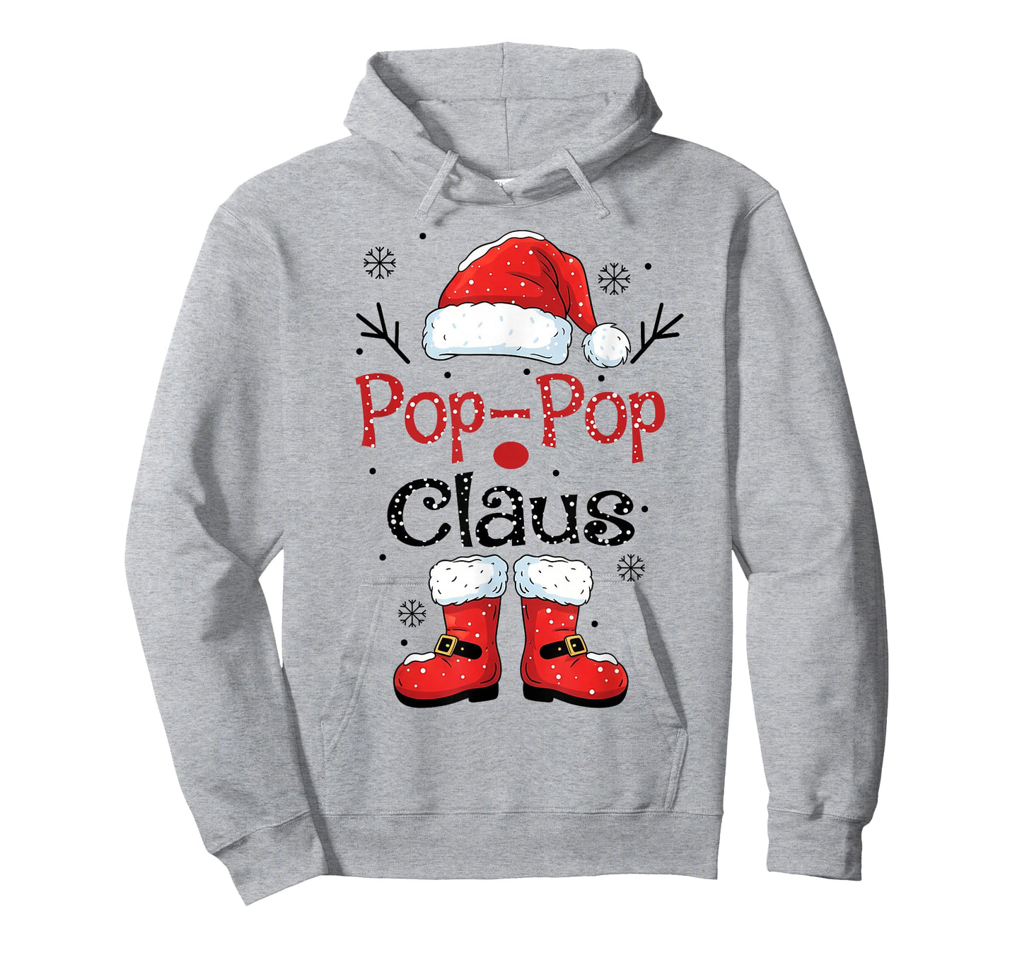 Pop-Pop Claus Christmas Costume Pajama Family Matching T-Shirt