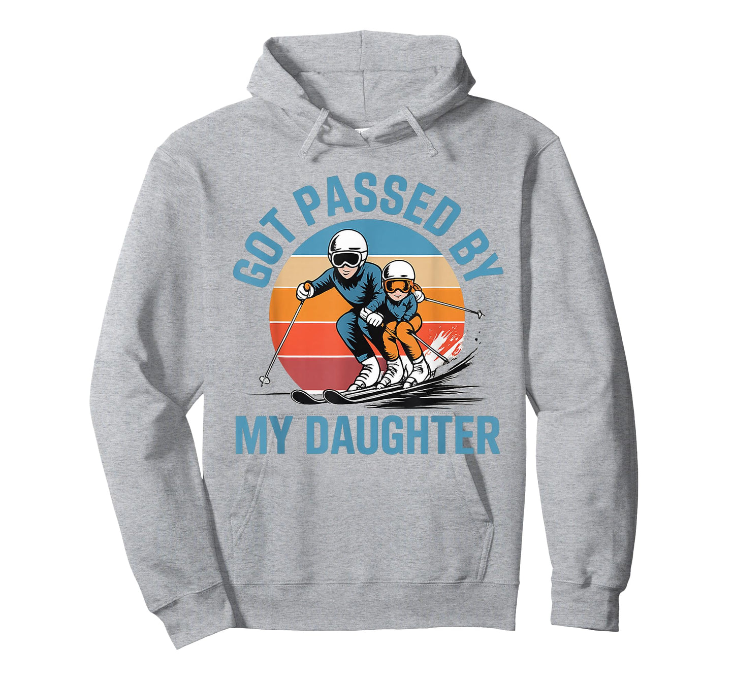 Got Passed by My Daughter Funny Skiing Dad Skiers Lovers T-Shirt