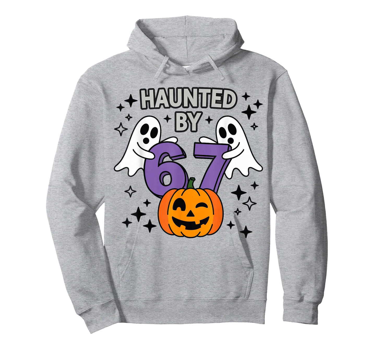 Haunted by 6-7 Retro Halloween 67 Ghost Pumpkin T-Shirt