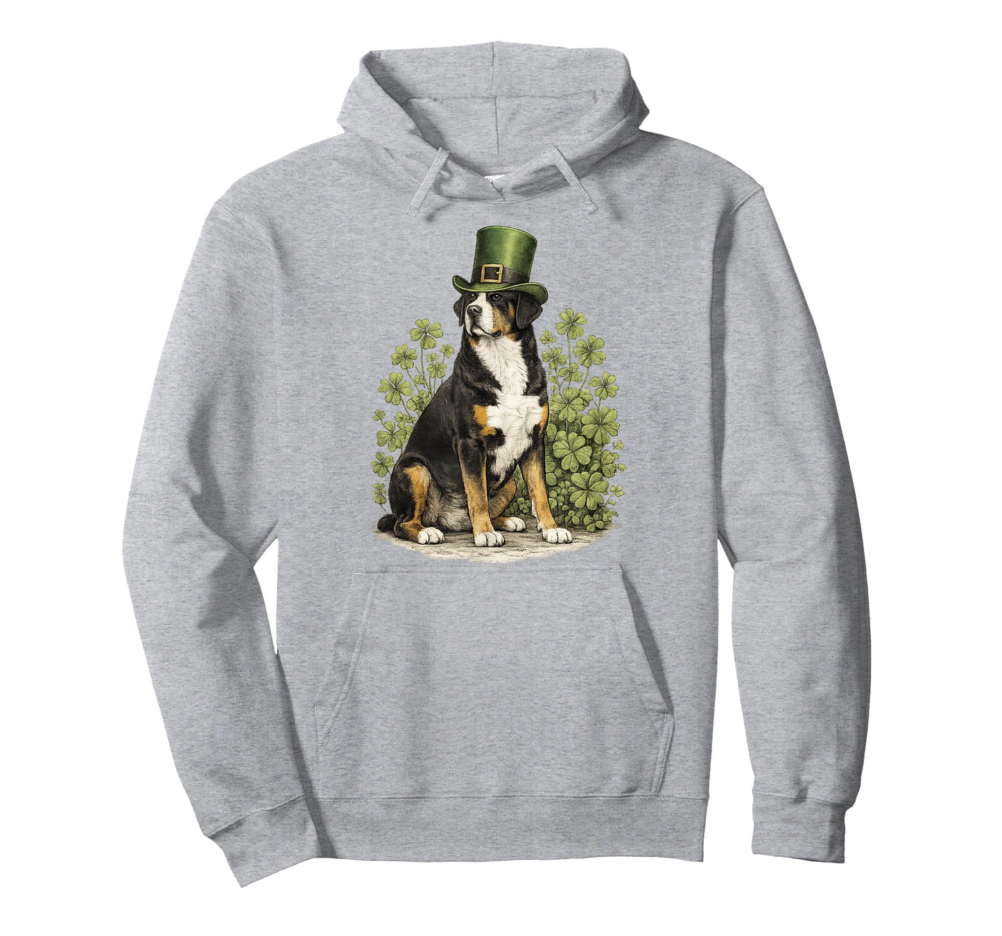 St. Patricks Day Greater Swiss Mountain Dog Lucky Swissy T-Shirt