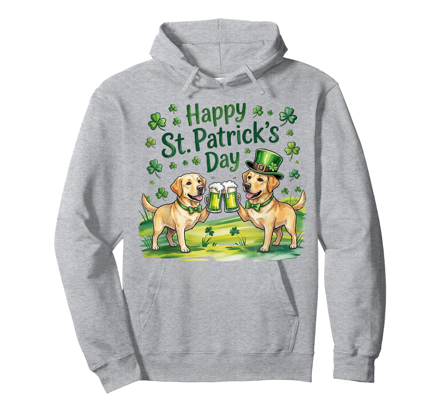 St Patrick’s Day Labradors Retriever Dog T-Shirt