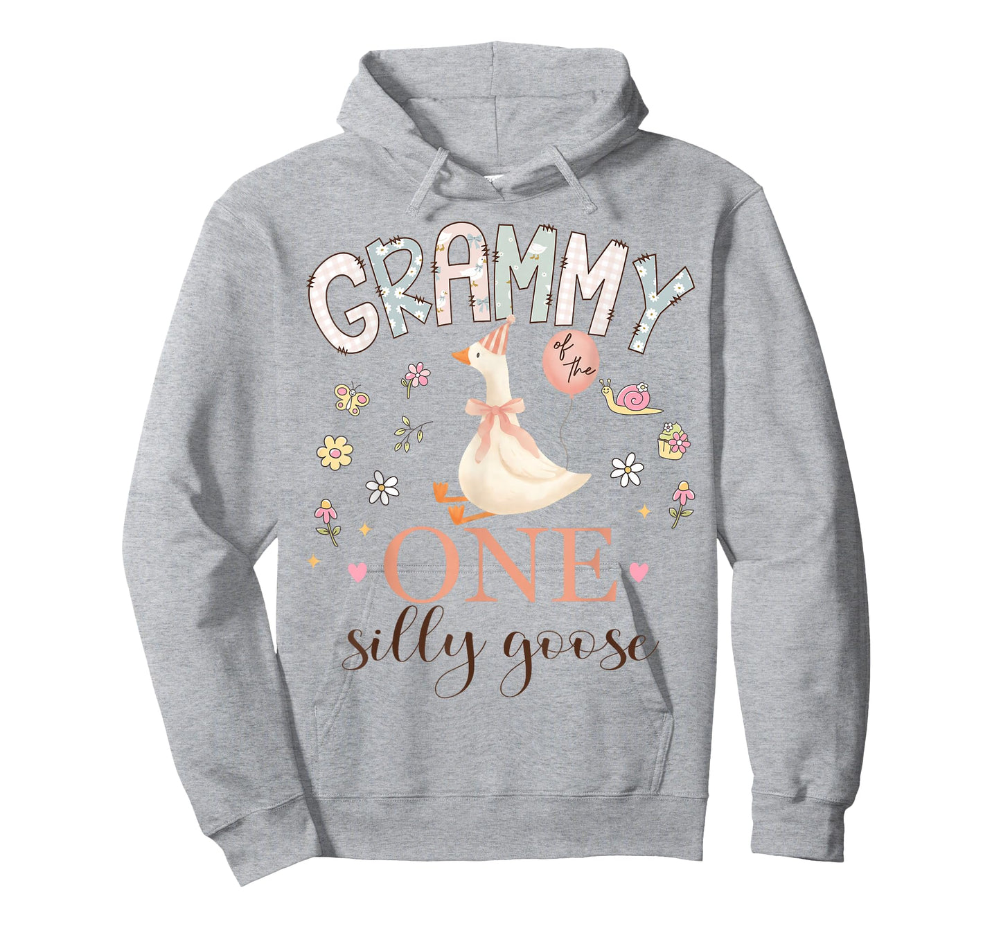 Grammy of The One Silly Goose 1st Birthday Girl Matching T-Shirt