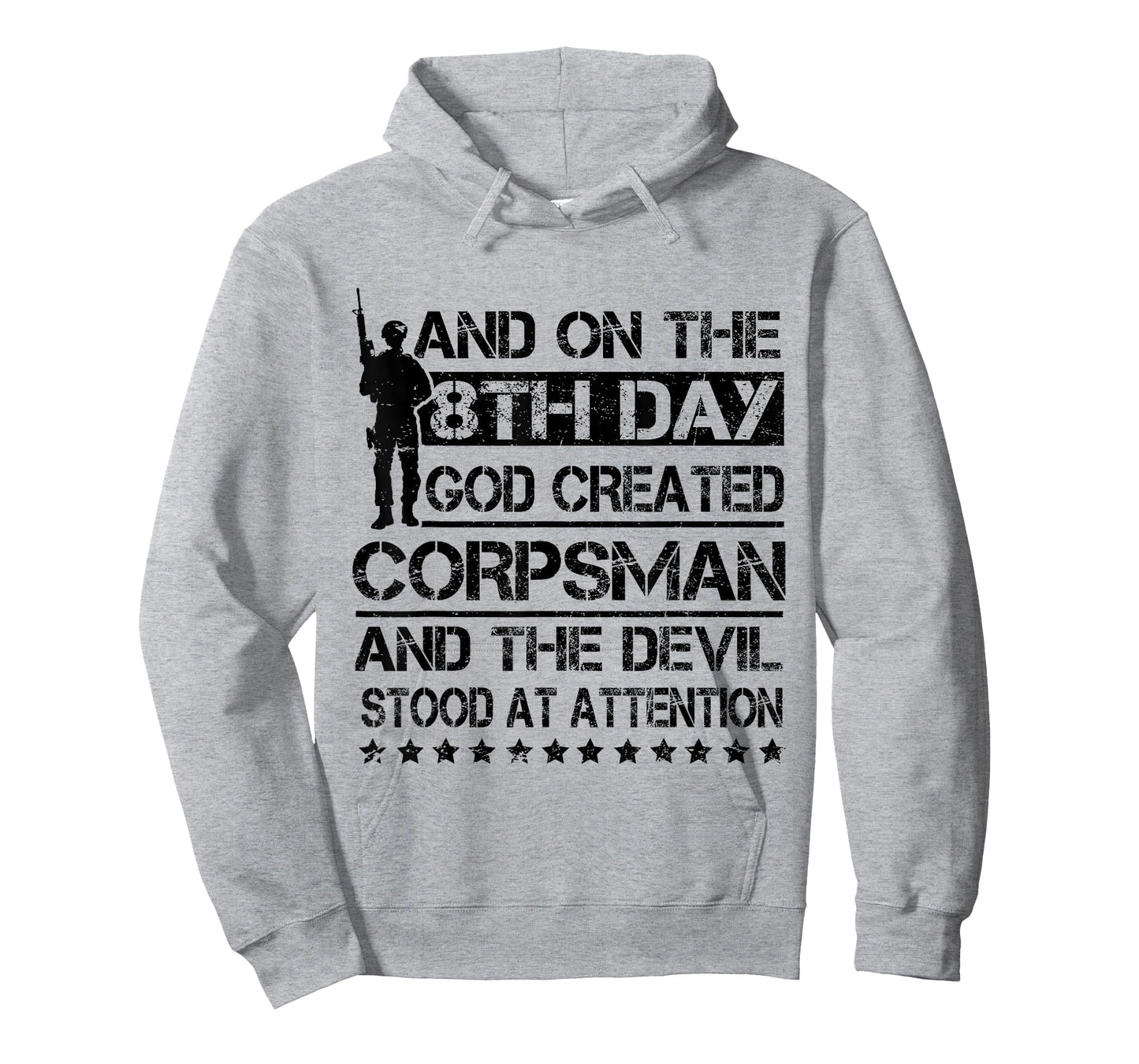 On 8th Day God Created Corpsman Proud US Military Veteran T-Shirt