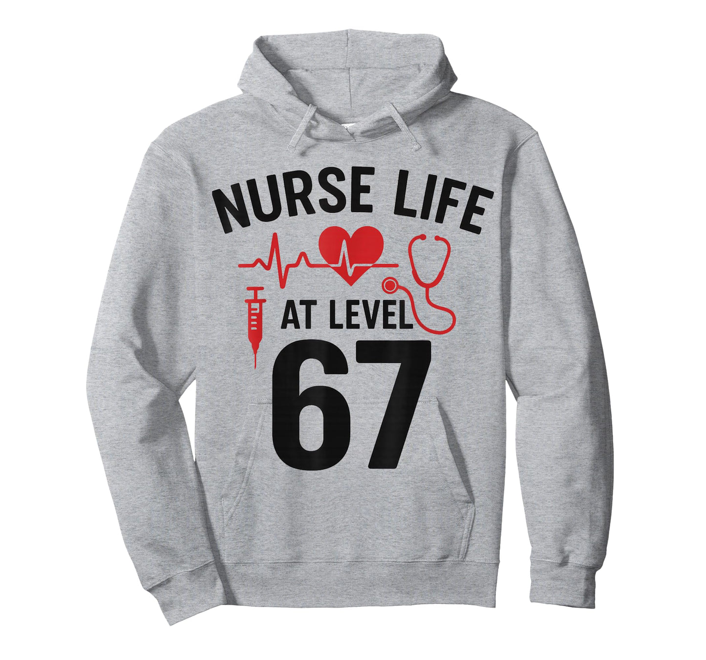 Nurse Life at Level 67 Funny Medical Student 67 Meme T-Shirt