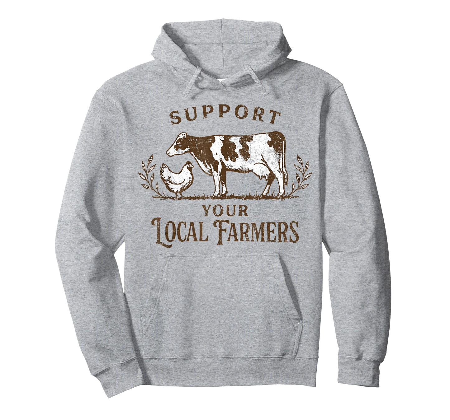 Support Your Local Farmers Funny Farmer Love Farming T-Shirt