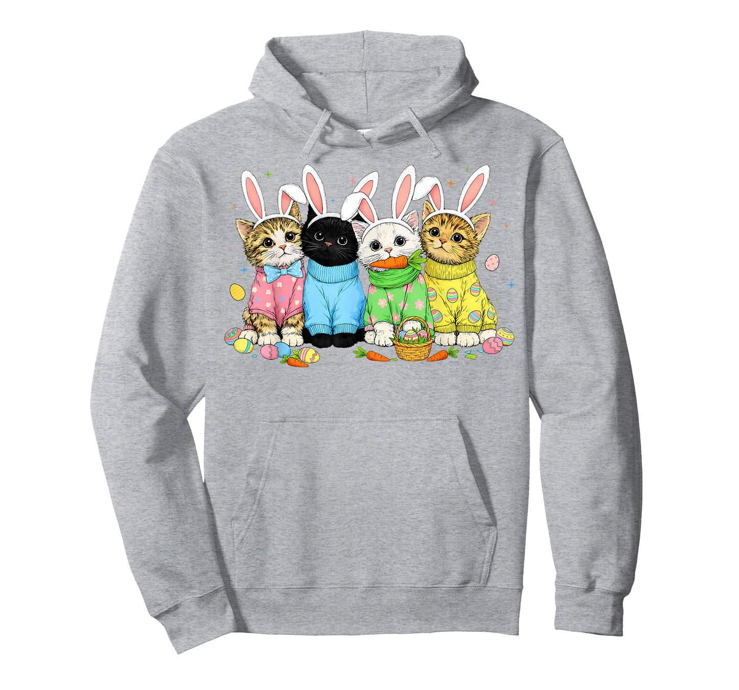 Easter Cats Bunny Rabbit for Teens Boys Girls Kids Women T-Shirt