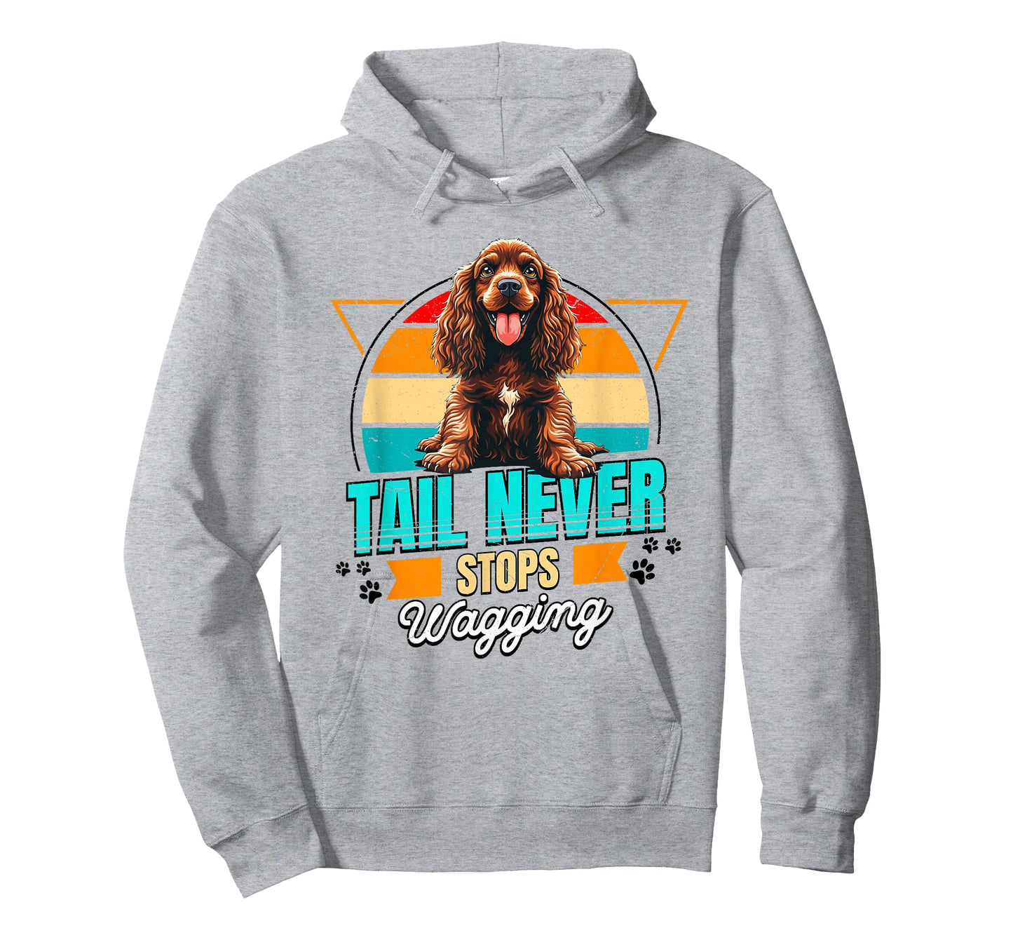 English Cocker Spaniel Lover Funny Cocker Spaniel Retro T-Shirt