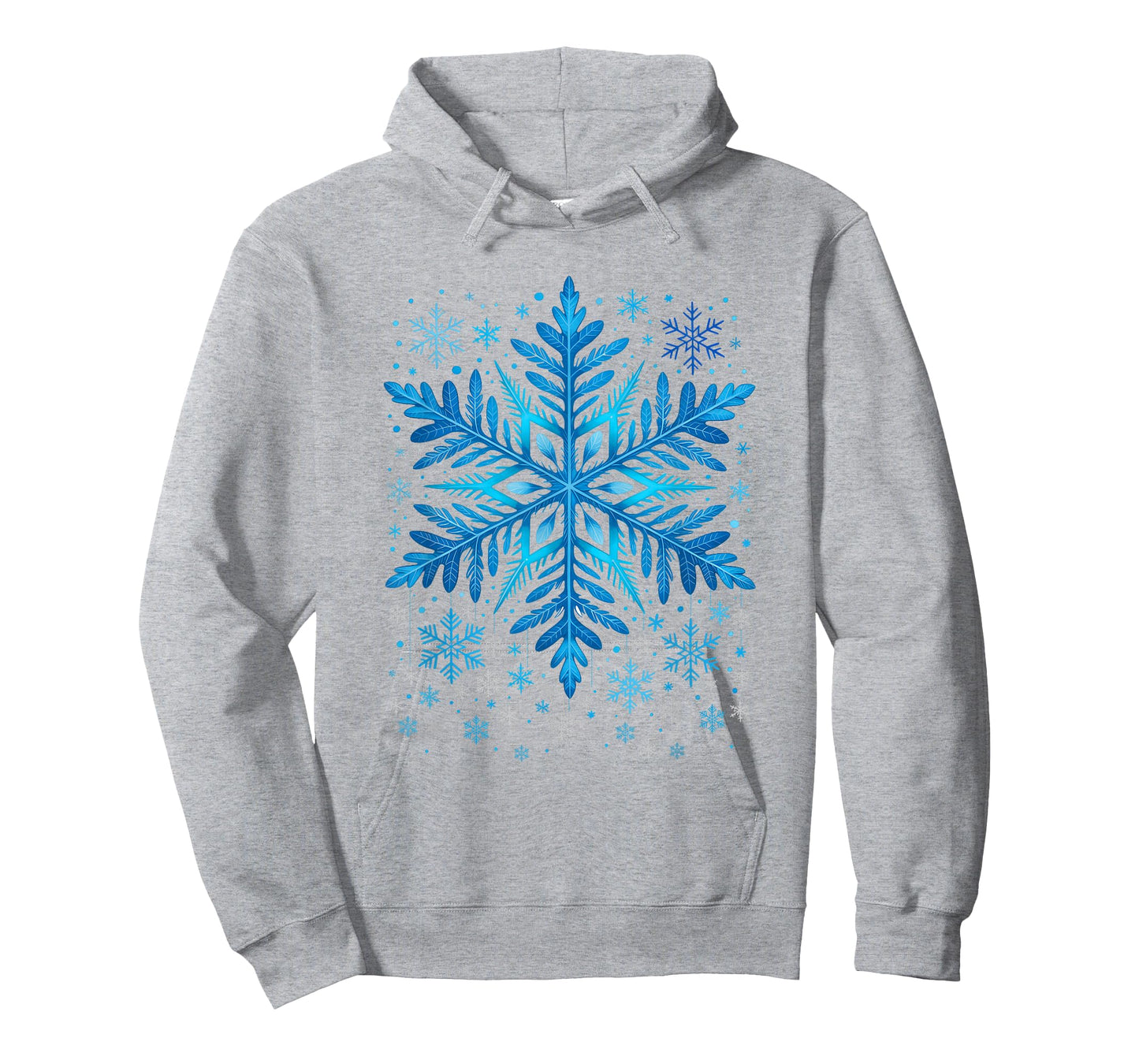 Winter Blue Snowflake Christmas Xmas Costumes Men Women T-Shirt