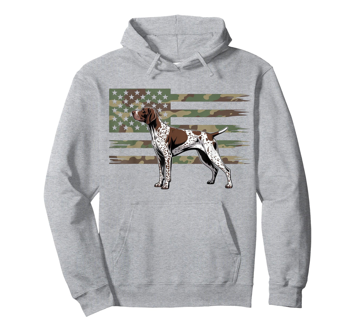 German Shorthaired Pointer Camouflage American Dogs Lovers T-Shirt