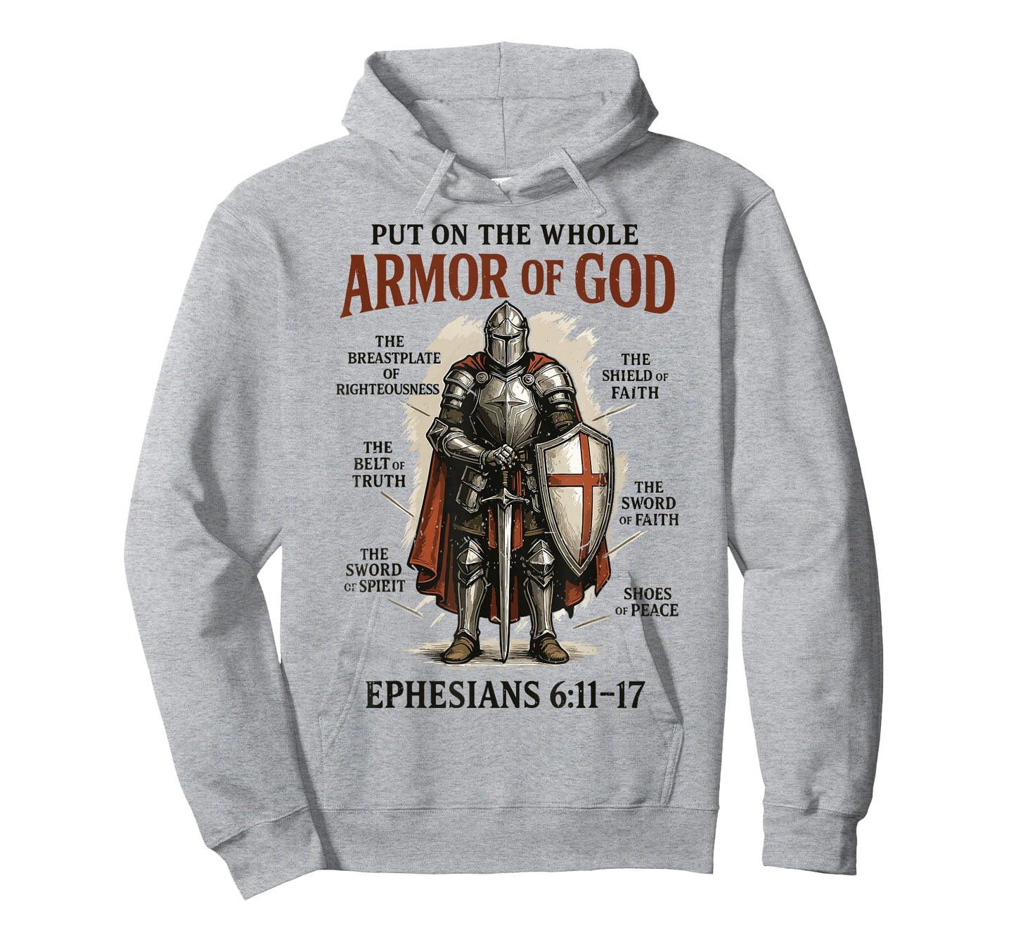 Toddler Full Armor God Warrior Christian Boys Youth Costume T-Shirt