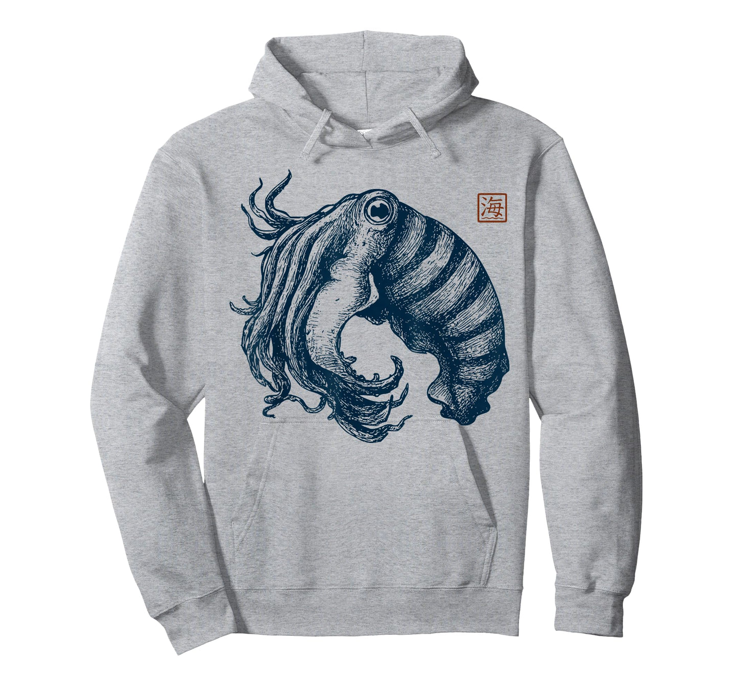 Mystic Cuttlefish, Japanese-Ocean-Spirit T-Shirt