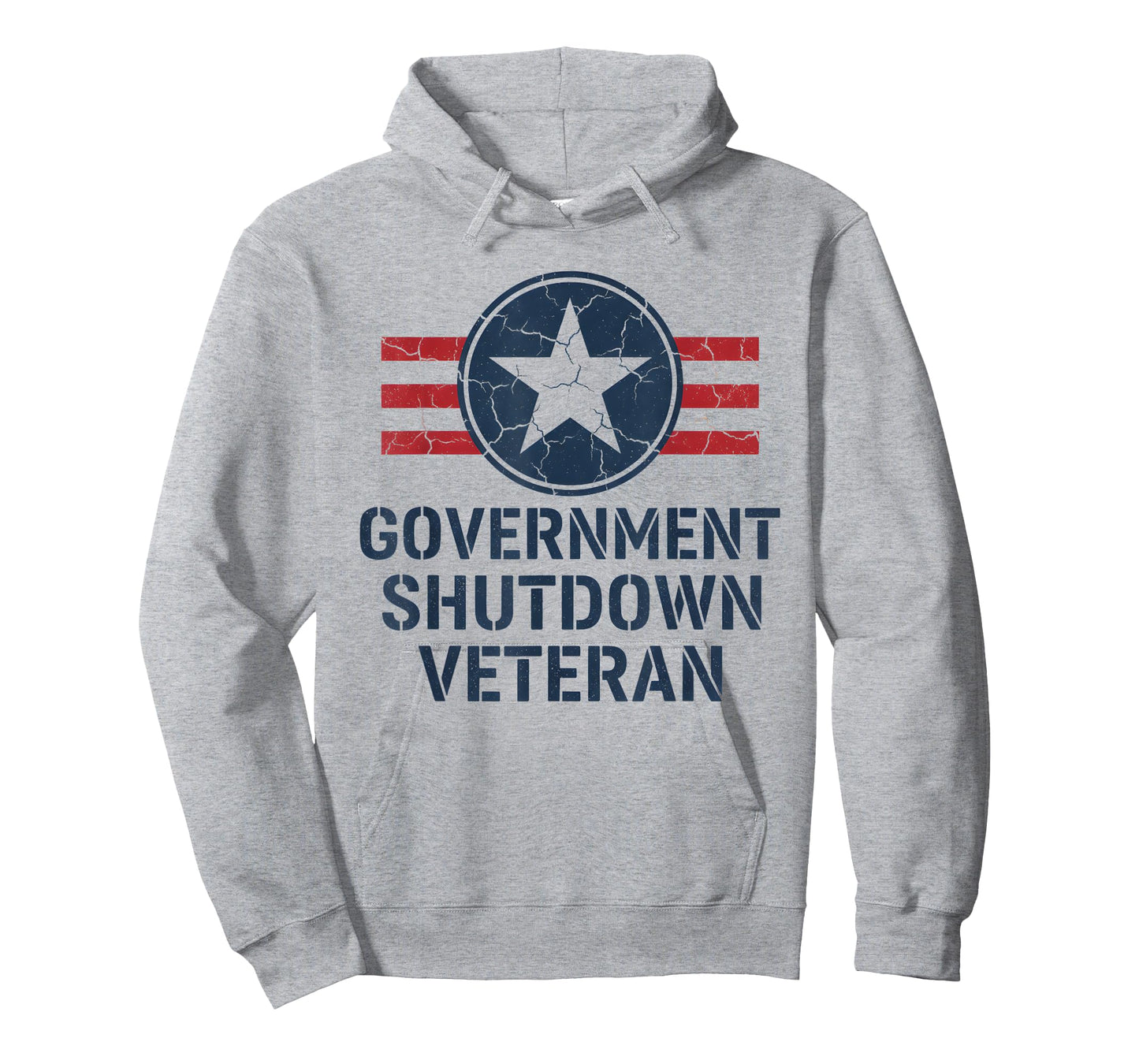 Vintage Government Shutdown Veteran T-Shirt
