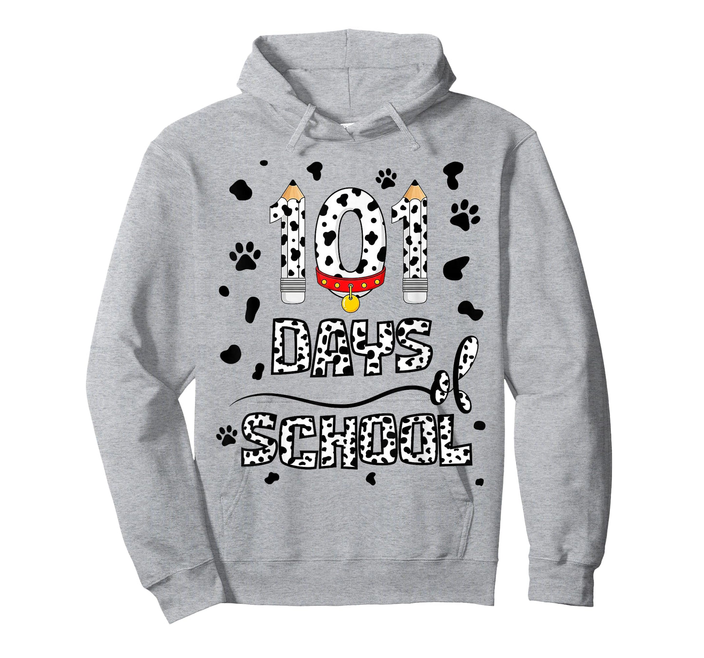 100 Days of School Dalmatian Dog Teacher Kids T-Shirt