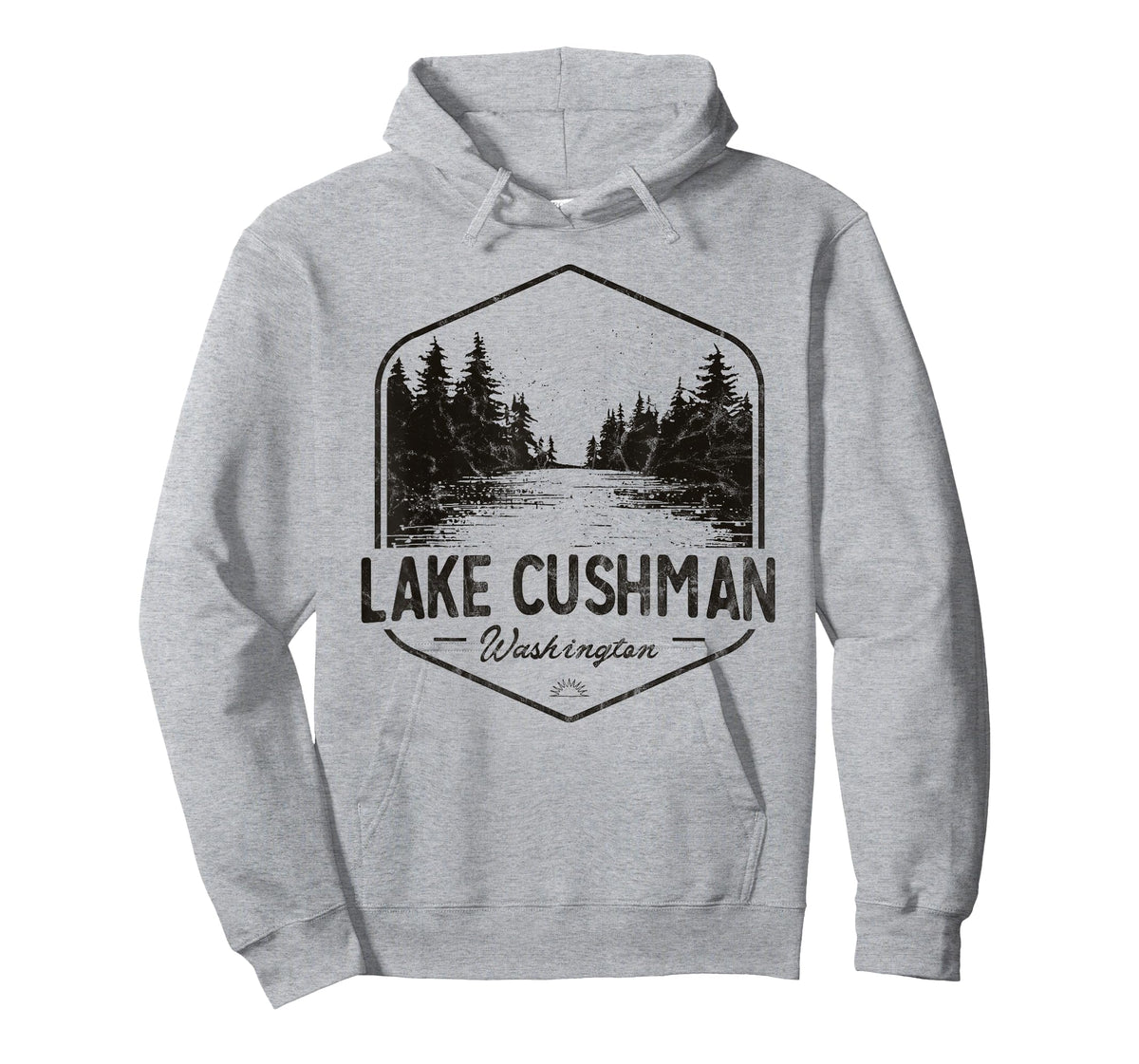 Lake Cushman Washington Outdoors Vintage T-Shirt