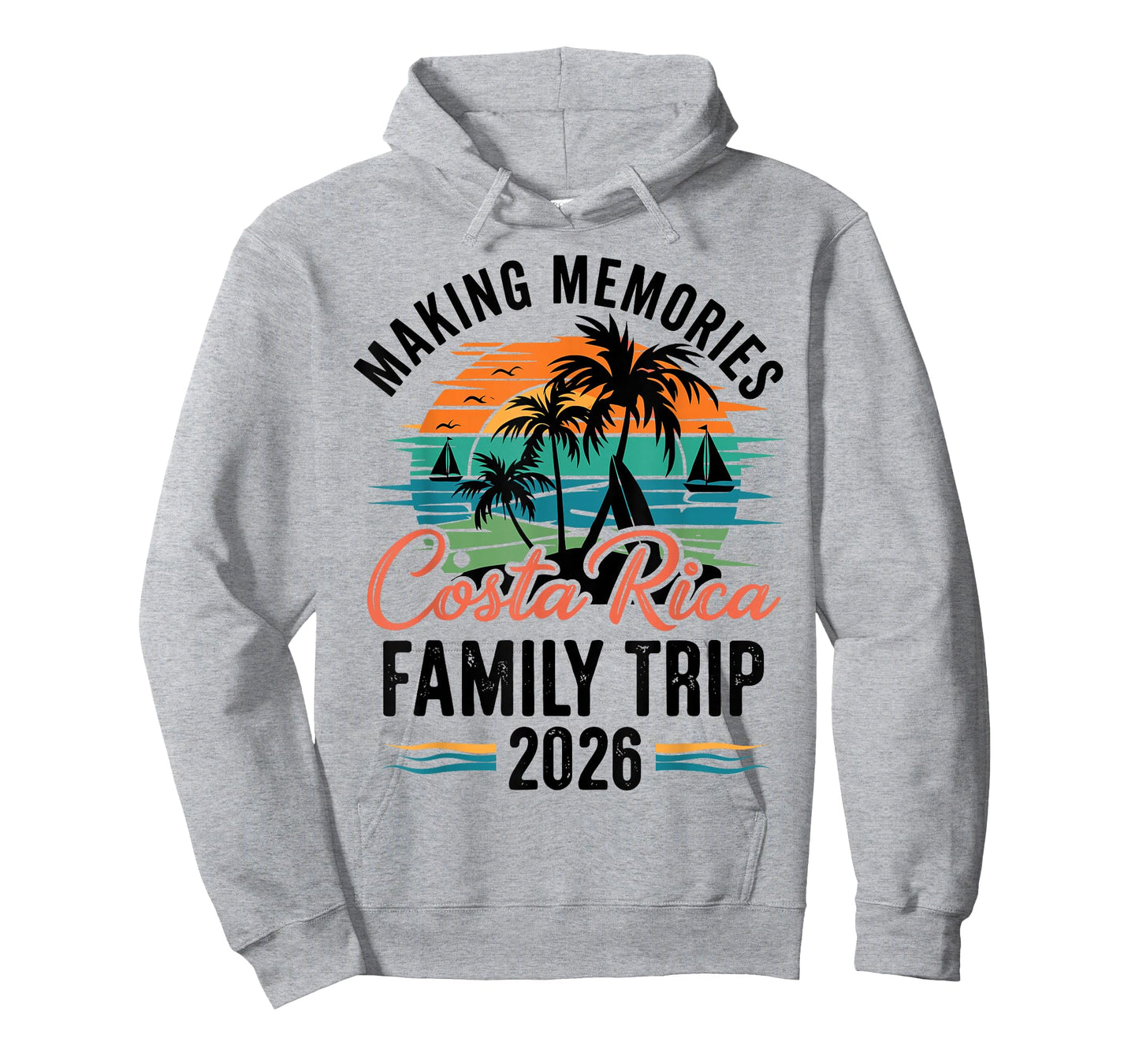Costa Retro Rica Family Trip Matching Vacation Squad 2026 T-Shirt