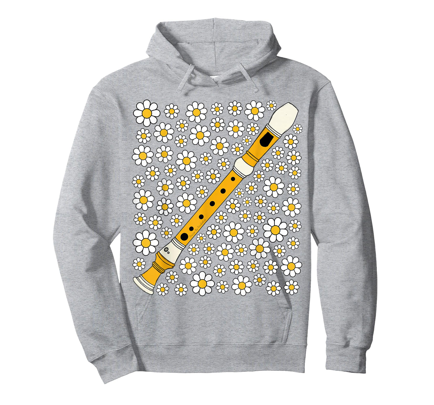 Recorder Floral Flowers Recorderist Musician Spring Summer T-Shirt