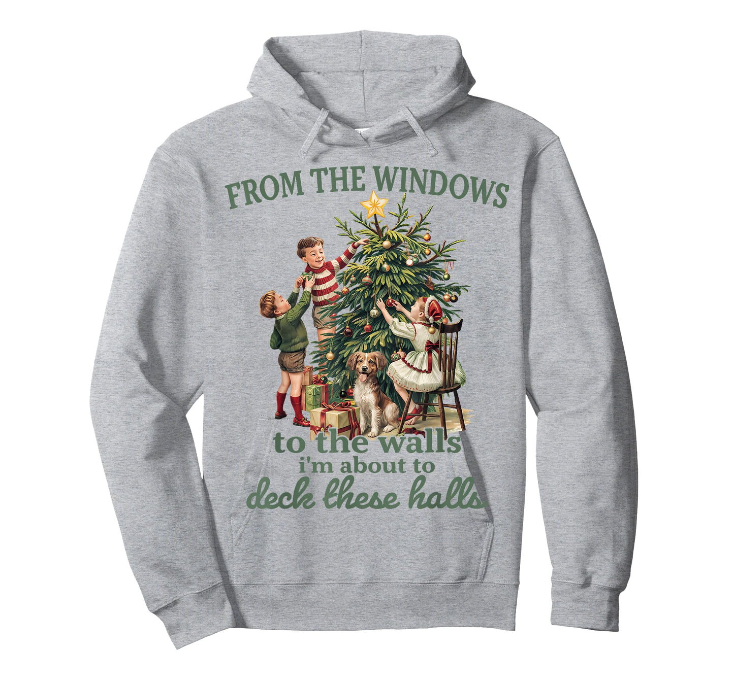 Funny Christmas from The Windows to The Walls I'm About to T-Shirt