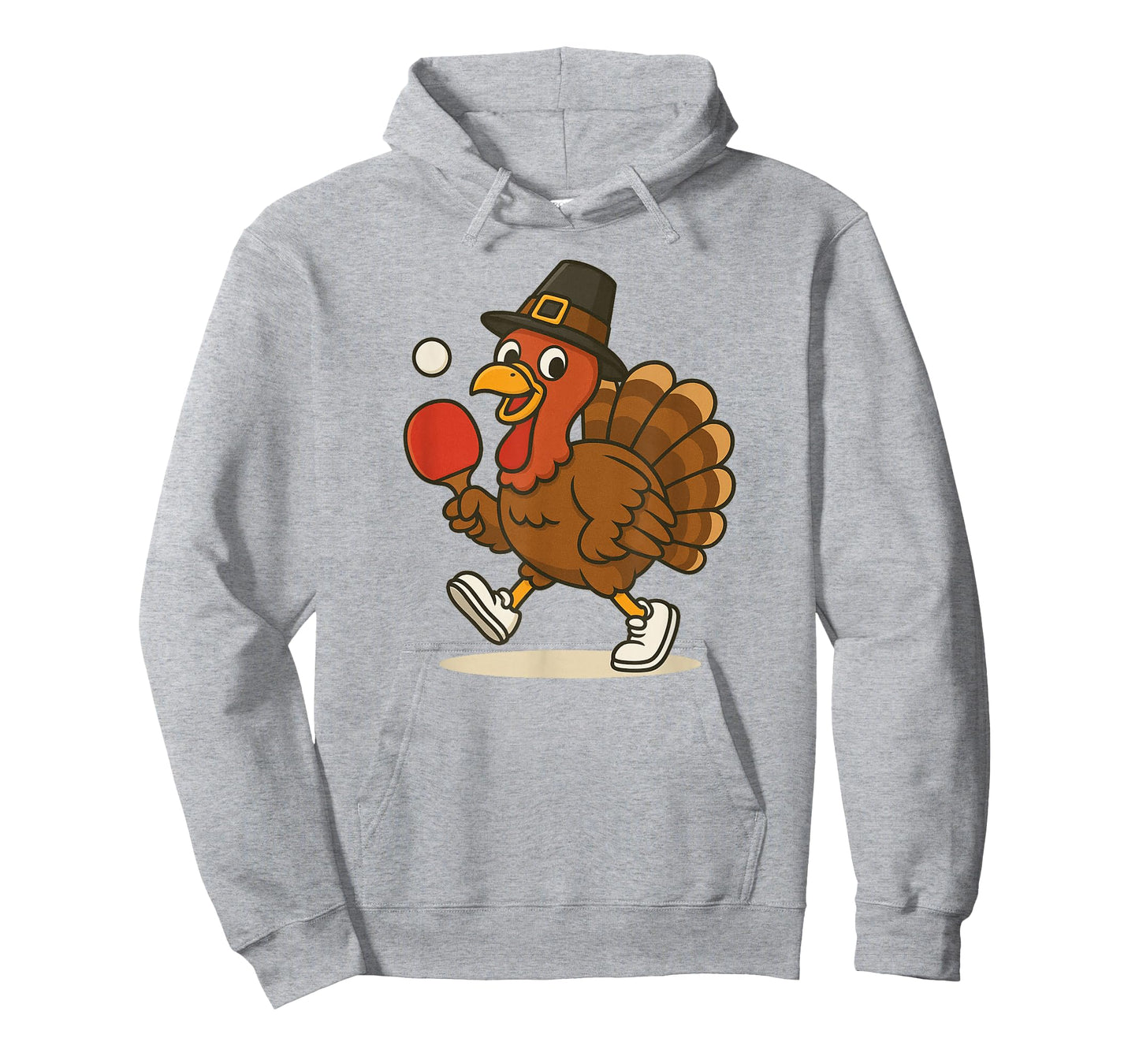 Thanksgiving Turkey Table Tennis Ping Pong Player T-Shirt