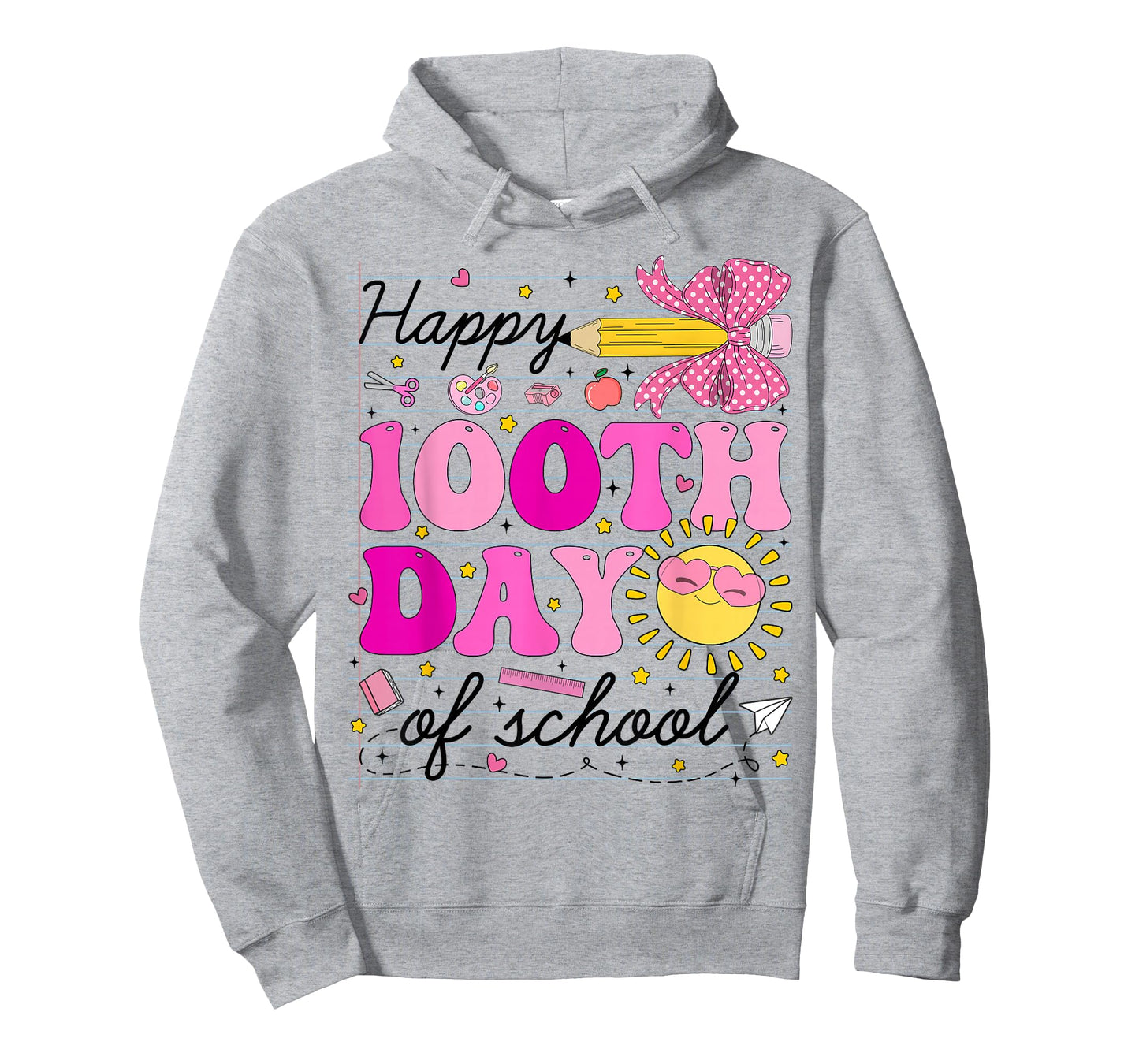 Happy 100 Days of School Coquette 100th Day Teachers Girls T-Shirt