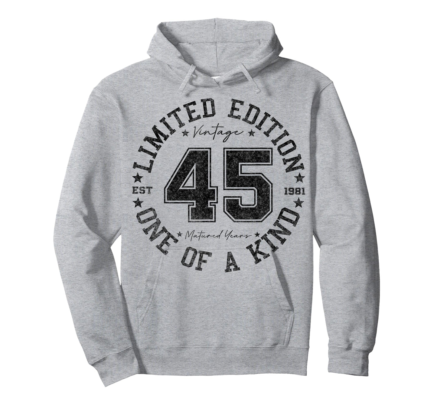 45 Year Old Gifts Vintage 1981 Limited Edition 45th Birthday T-Shirt