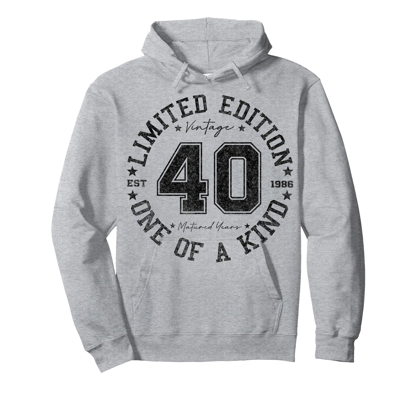 40 Year Old Gifts Vintage 1986 Limited Edition 40th Birthday T-Shirt