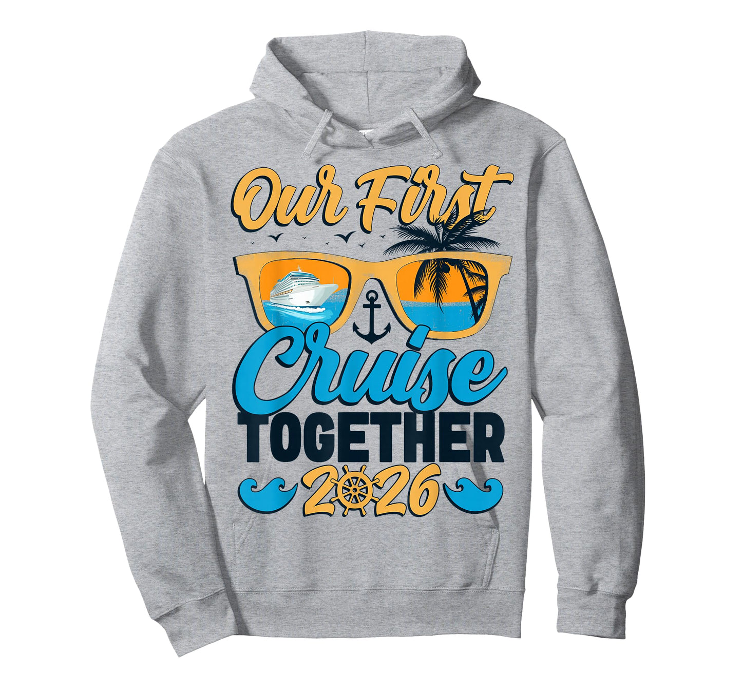 Our First Cruise 2026 Together Cute Matching Couples Cruise T-Shirt