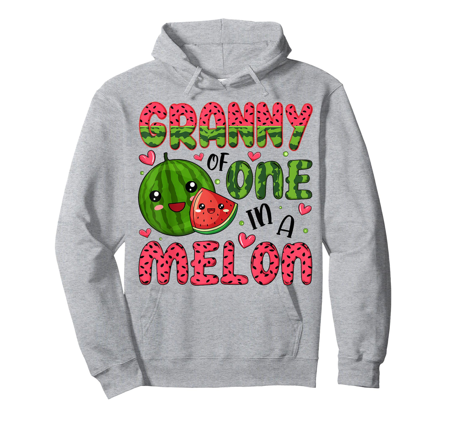 Granny of One in A Melon 1St Birthday Watermelon Party T-Shirt