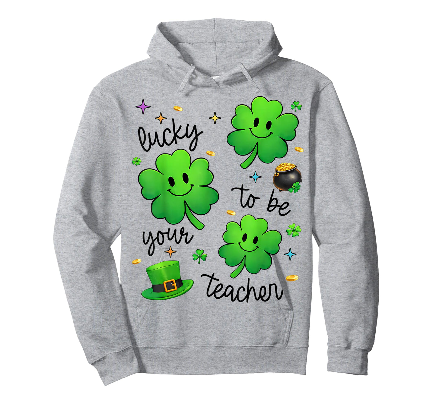 Lucky to Be Your Teacher Shamrock St Patricks Day Men Women T-Shirt