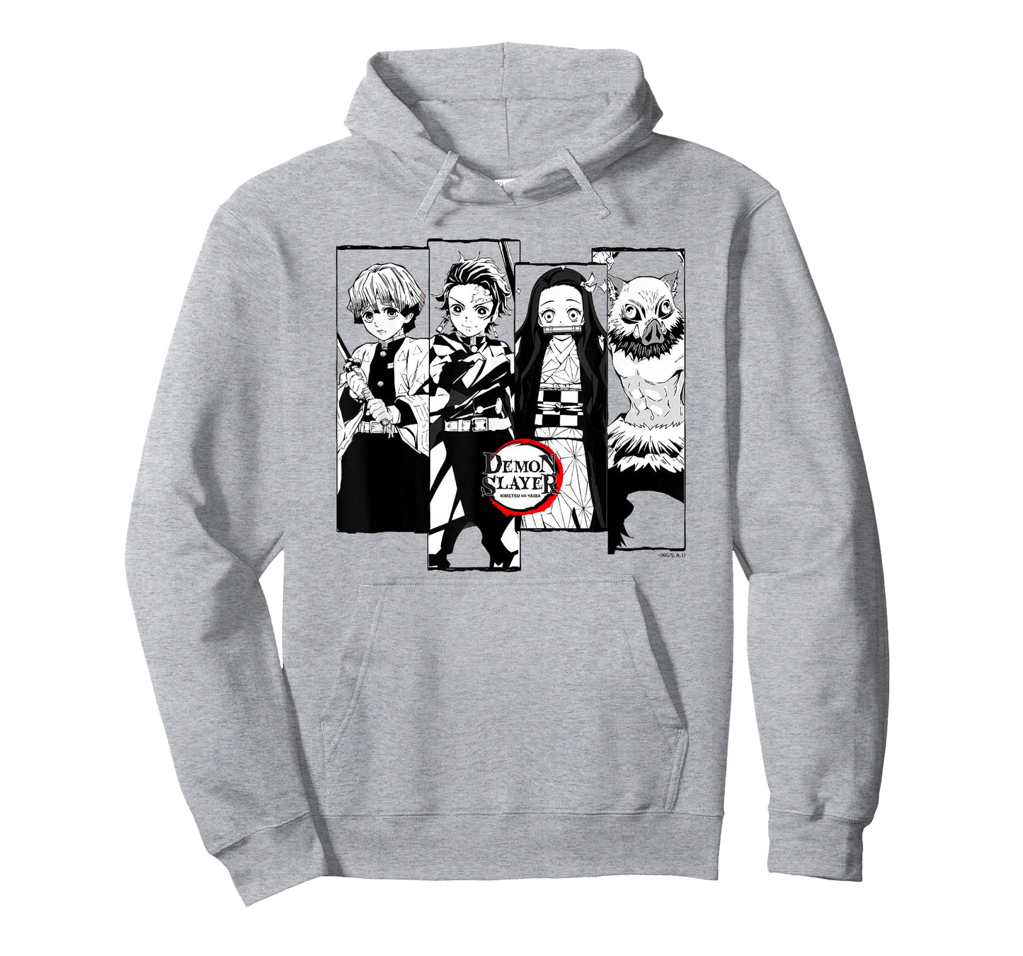 Demon Slayer: Kimetsu no Yaiba Slayer Corps Black and White T-Shirt