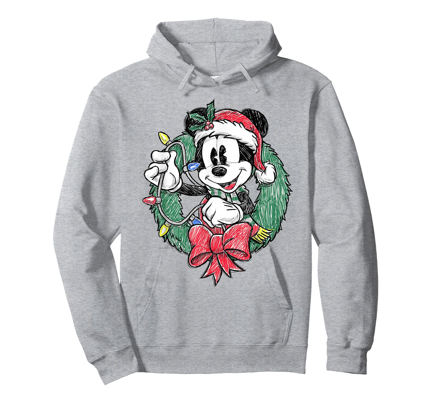 Disney Mickey and Friends Christmas Sketch Ornament Mickey T-Shirt