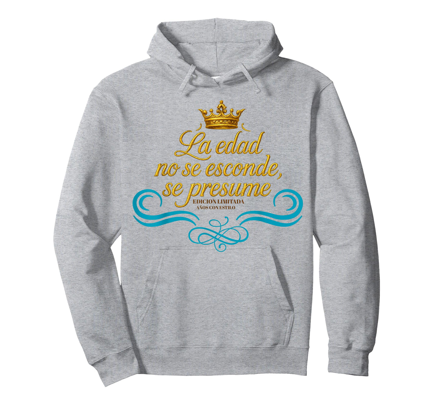 Age is Not Hidden It’s Flaunted Birthday Royal for Women T-Shirt
