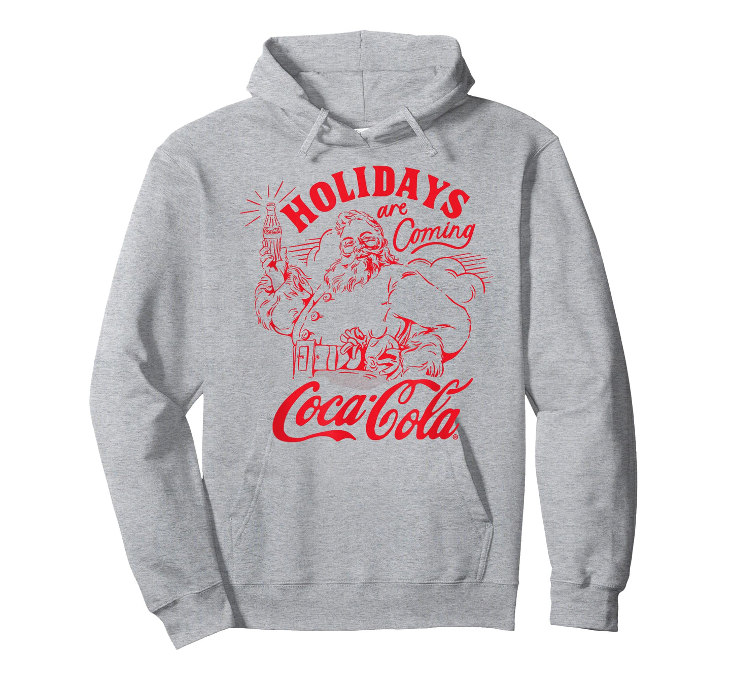 Coca-Cola Christmas Holidays Are Coming Vintage Poster T-Shirt