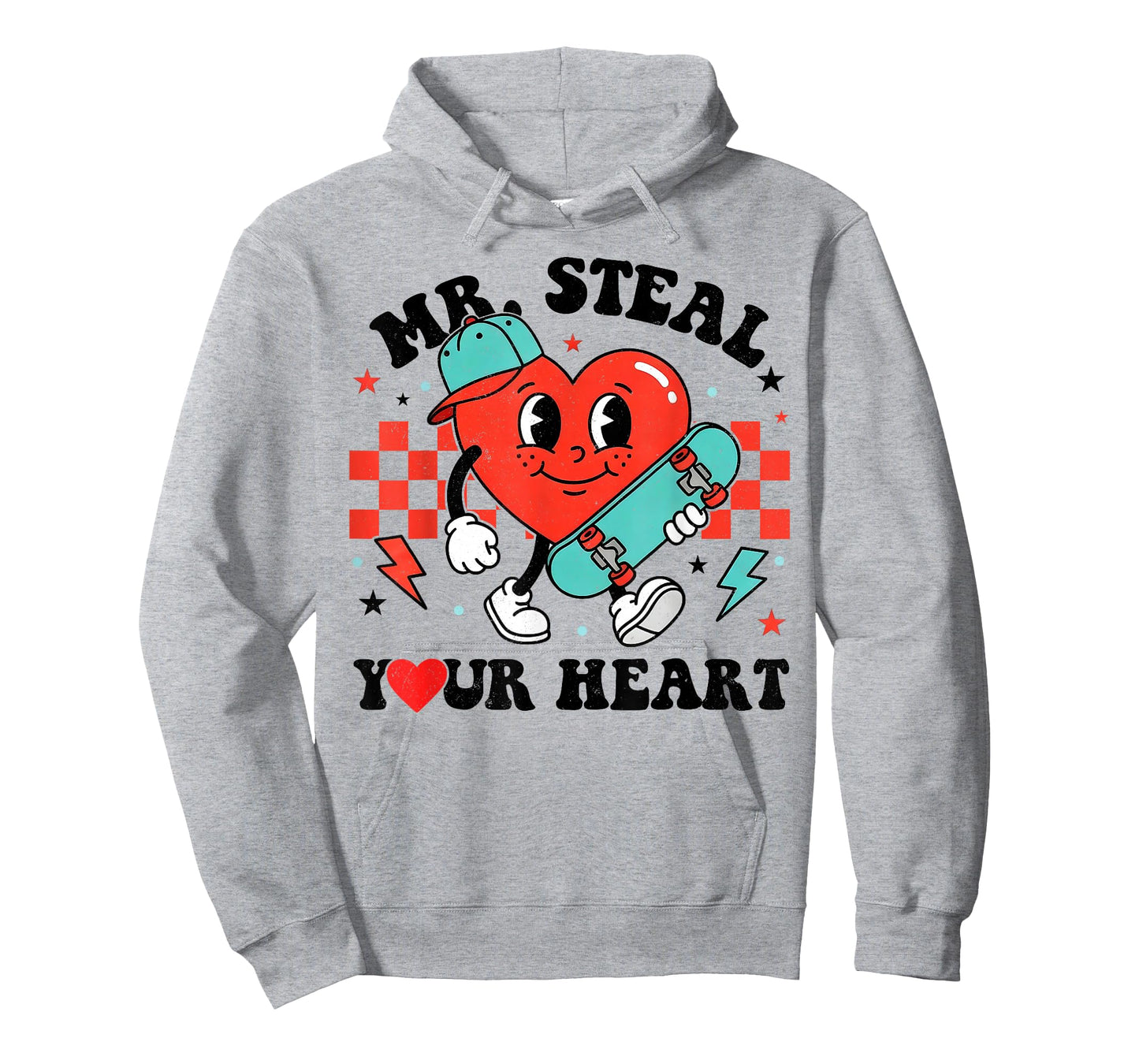 Mr Steal Your Heart for Boys Toddlers Valentine's Day Kids T-Shirt