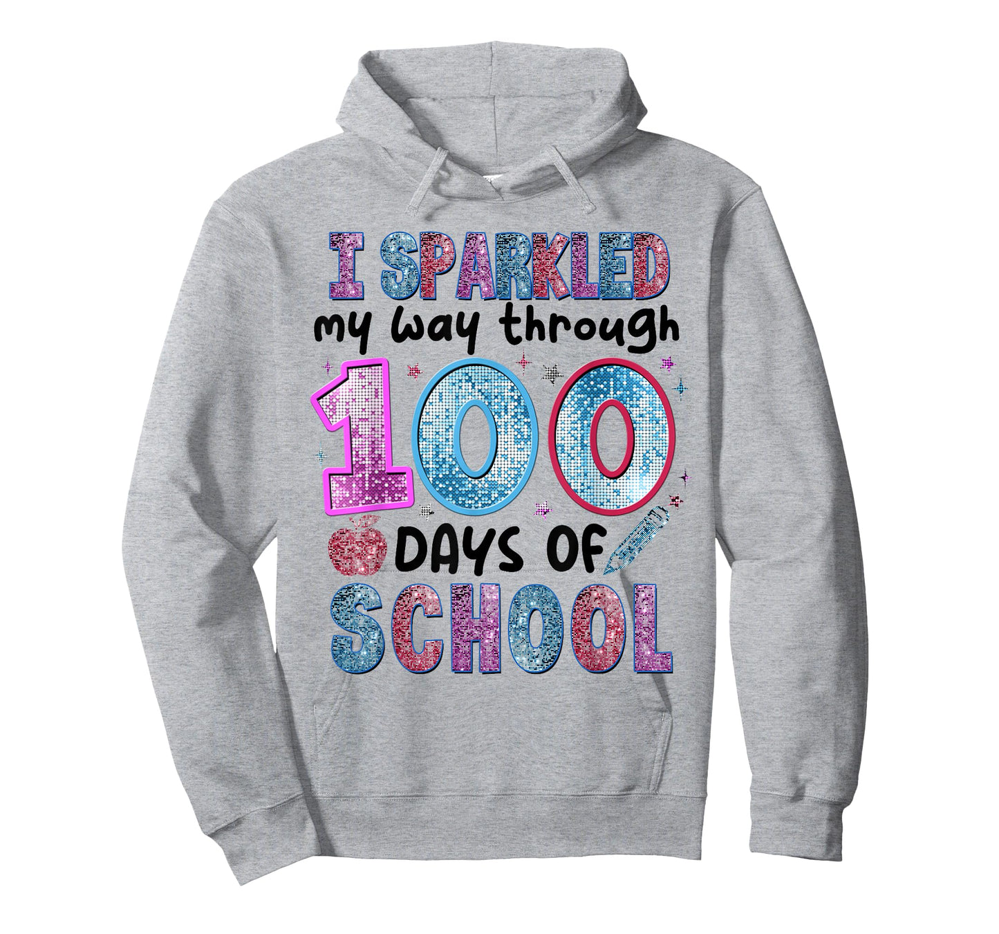 Funny 100 Days of School Teacher Student Kids 100th Day T-Shirt