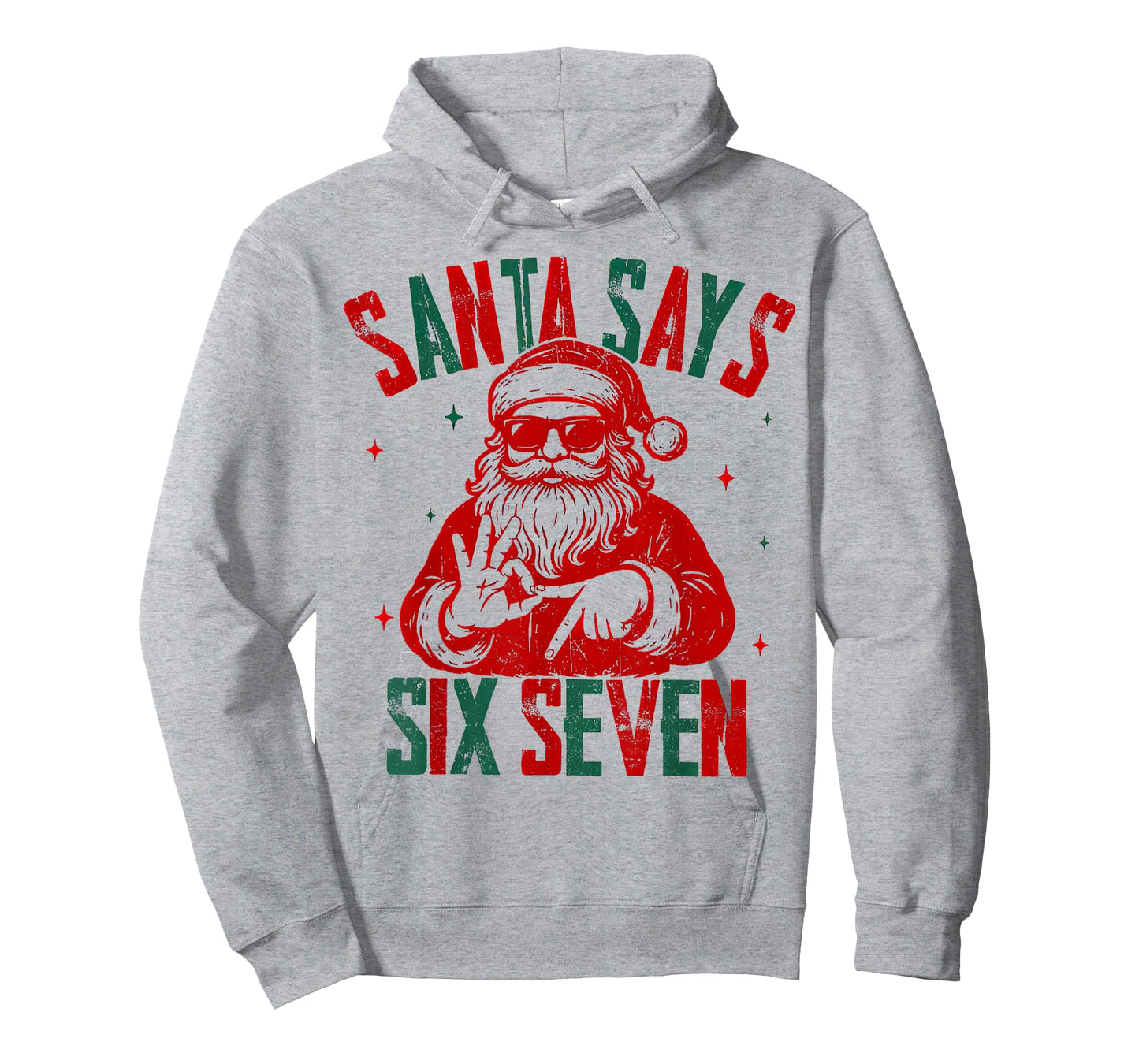 Santa Says Six Seven Viral Funny Santa Saying 6 7 T-Shirt