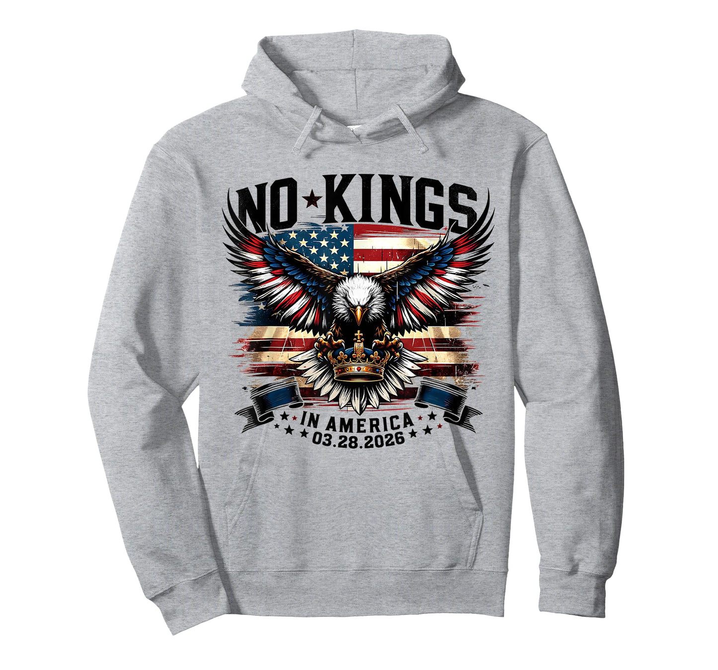 No Kings in America March 28 2026 No Kings Day Funny T-Shirt