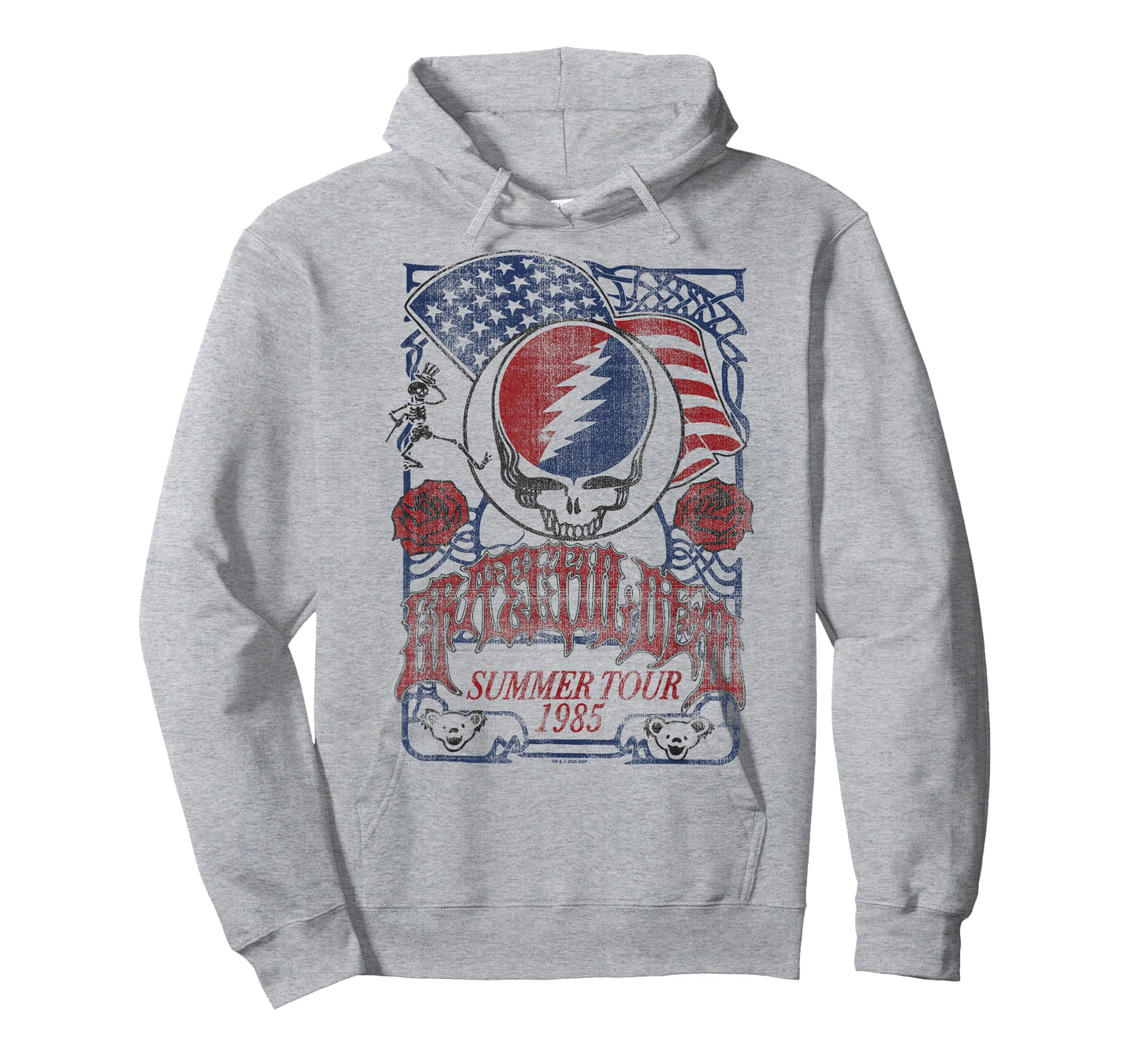 Grateful Dead Americana Summer '85 Tour Vintage Band T-Shirt