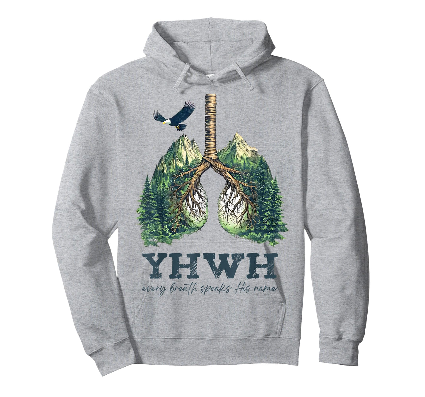 Jesus YHWH Lungs Christian Every Breath Speak His Name Faith T-Shirt