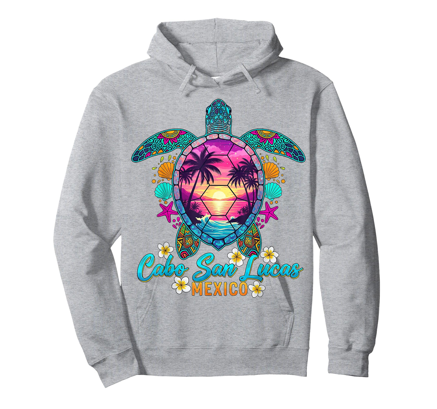 Cabo San Lucas Mexico Sea Turtle Sunset Tropical Beach T-Shirt