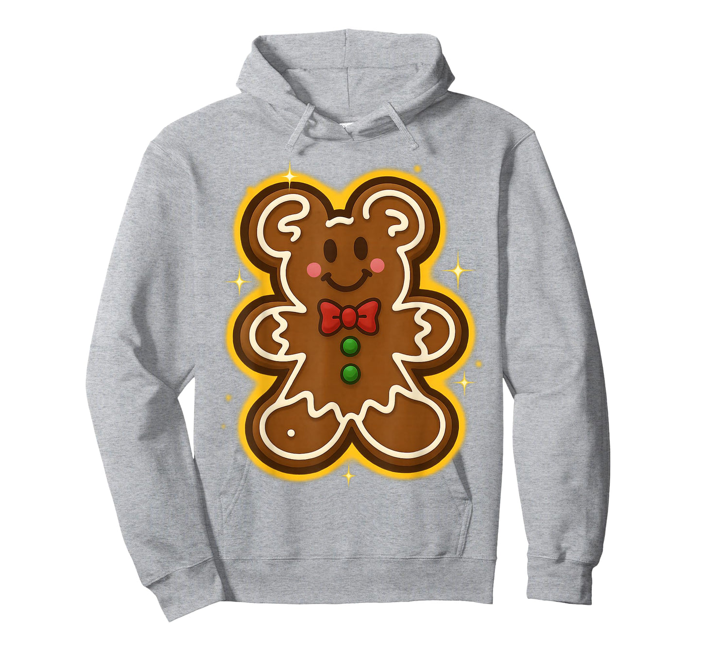 Adorable Cute Airbrush Gingerbread Mouse Cookie Christmas T-Shirt
