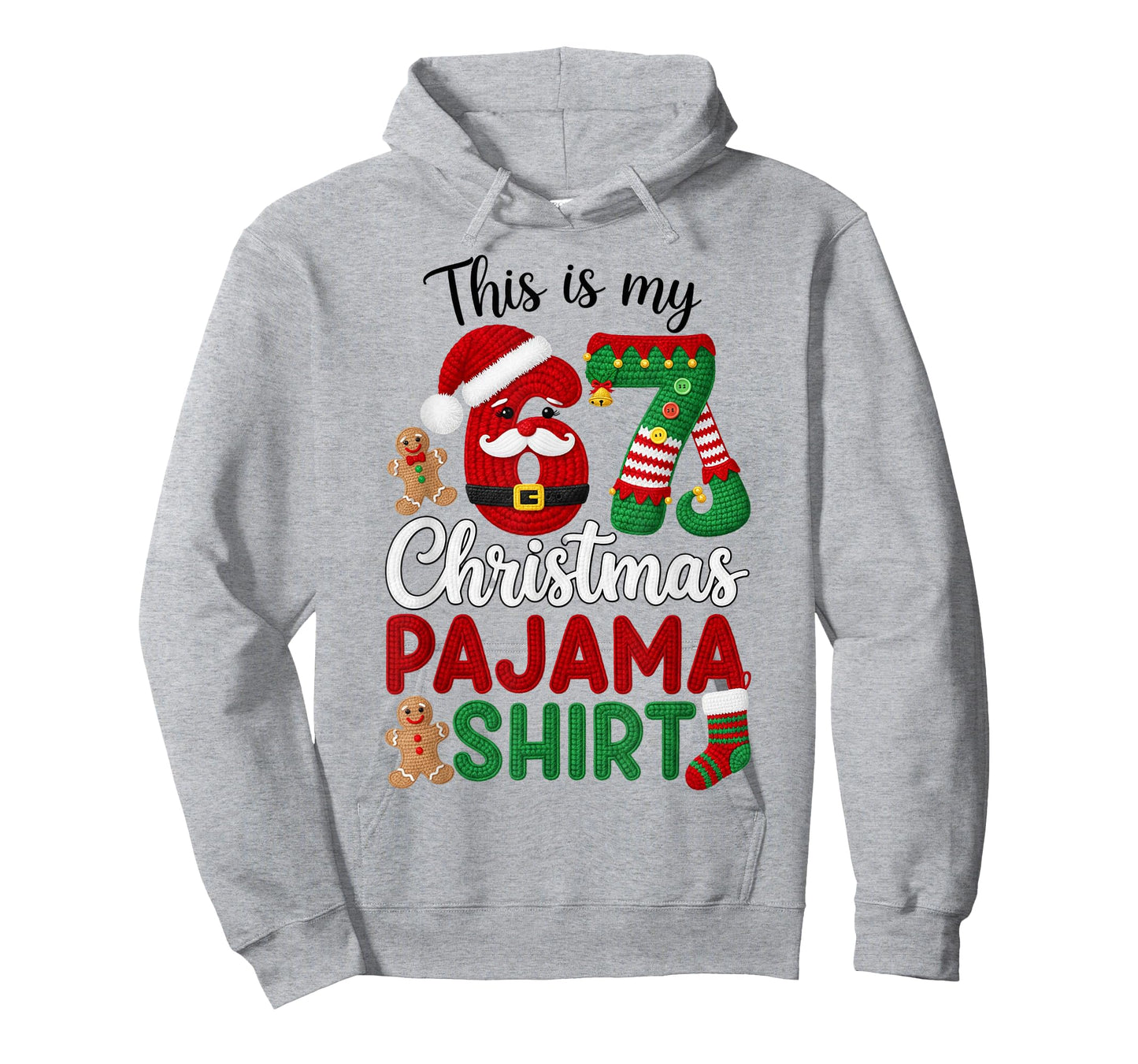 This is My Christmas Pajama Christmas 67 Family Matching PJs T-Shirt